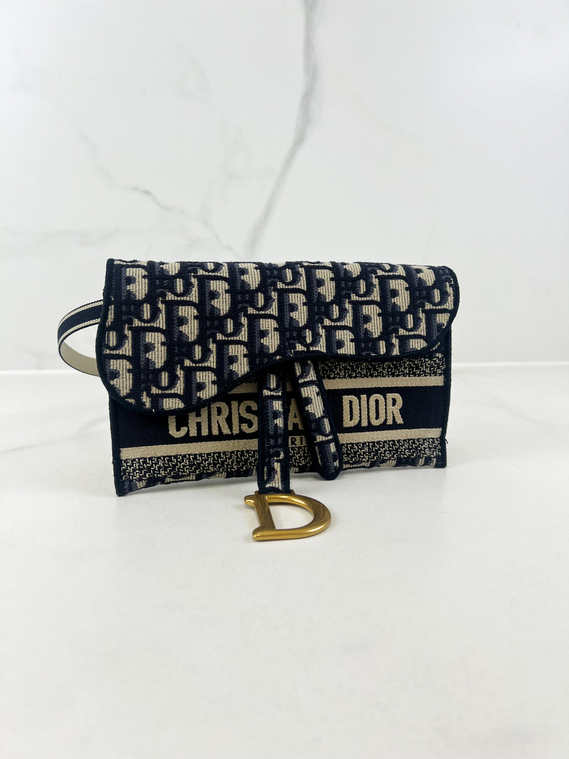 Christian Dior Saddle Slim Pouch Bag