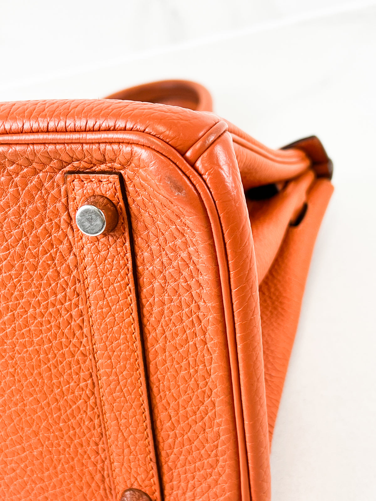 Hermes Togo Orange Birkin 30 with PHW