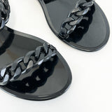 Givenchy Black Jelly Sandal Size 38