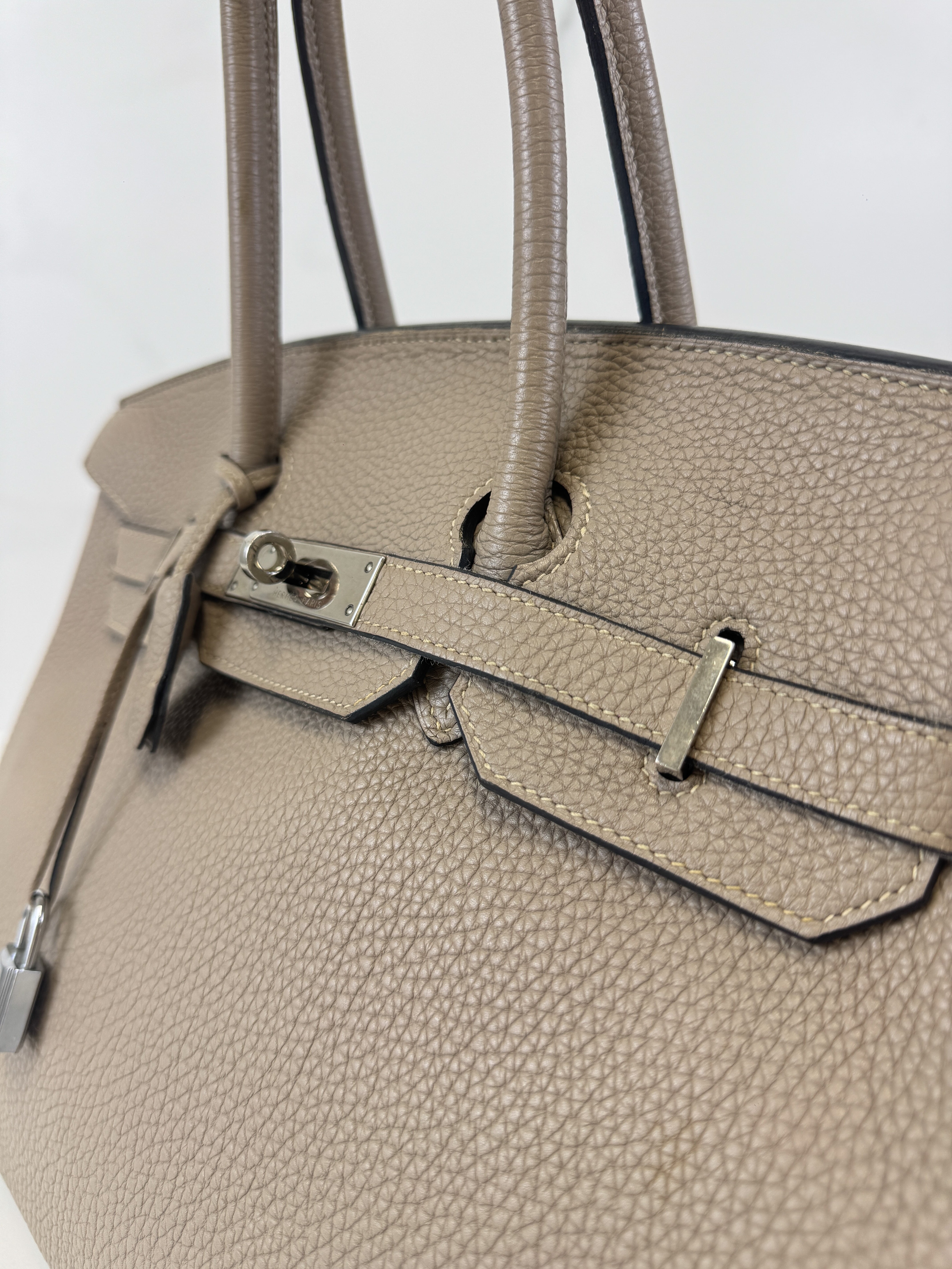 Hermes Clemence Leather Birkin 35