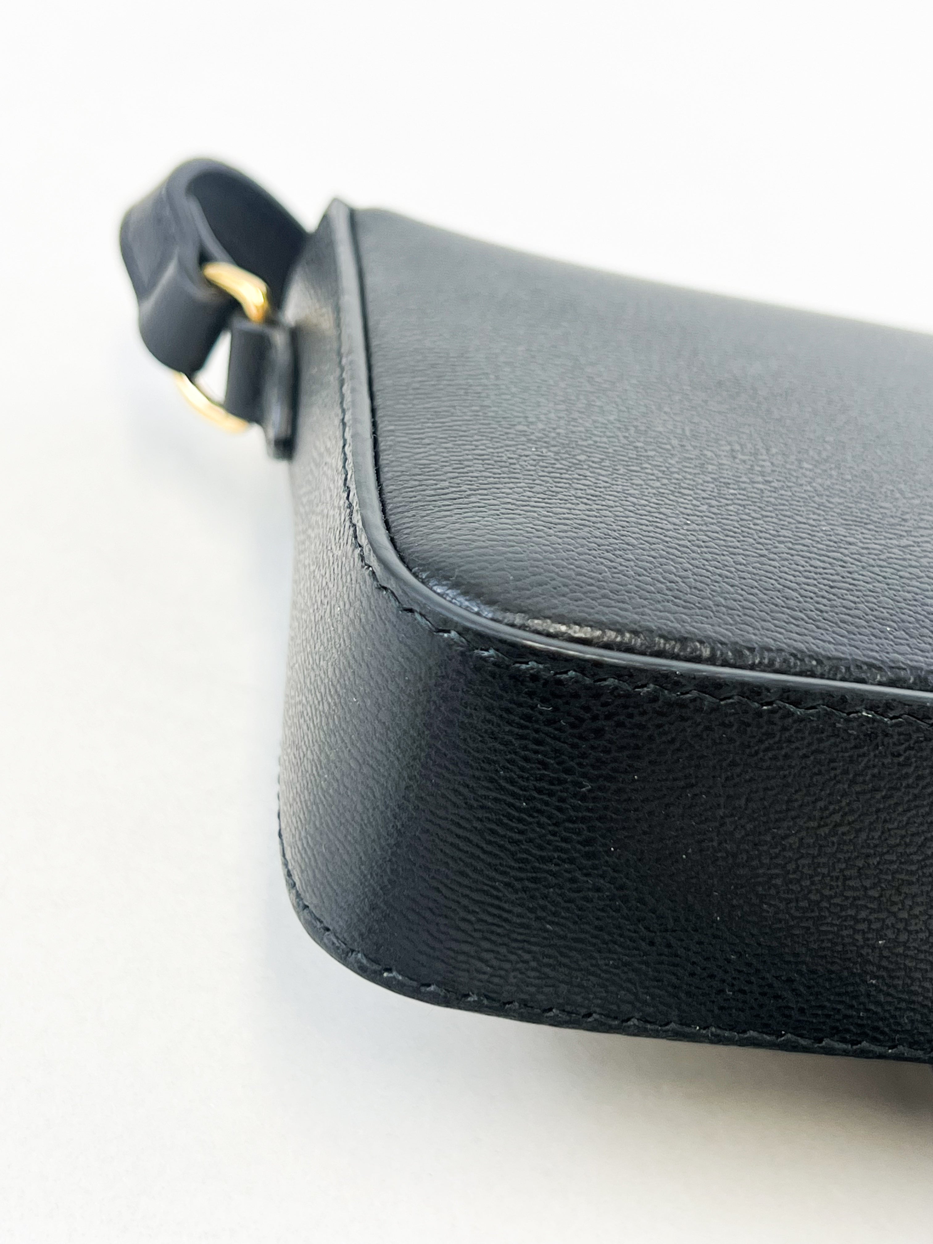 Burberry Leather and Vintage Check Note Crossbody Bag