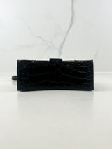 Balenciaga Black on Black Croc XS Hourglass