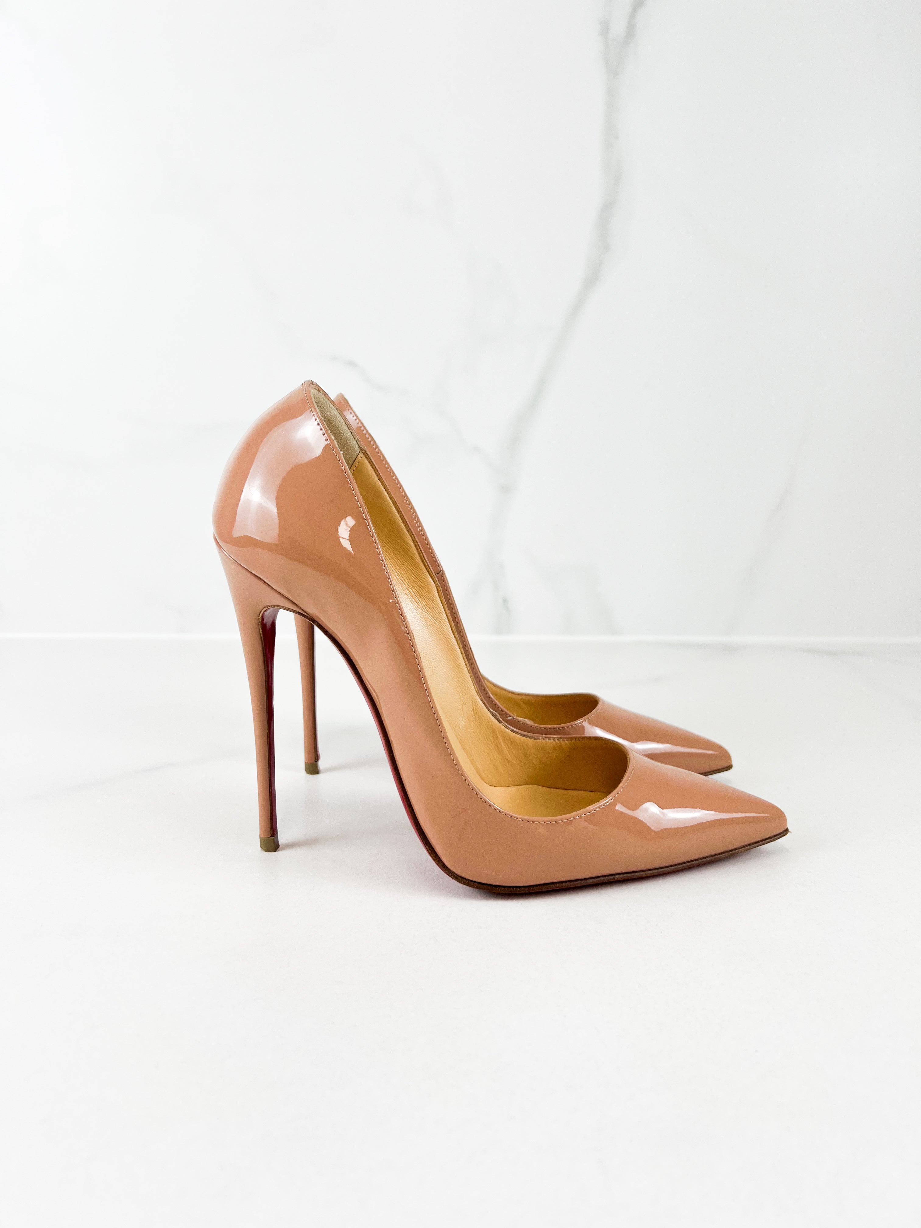 Christian Louboutin Nude So Kate 120 Size 37