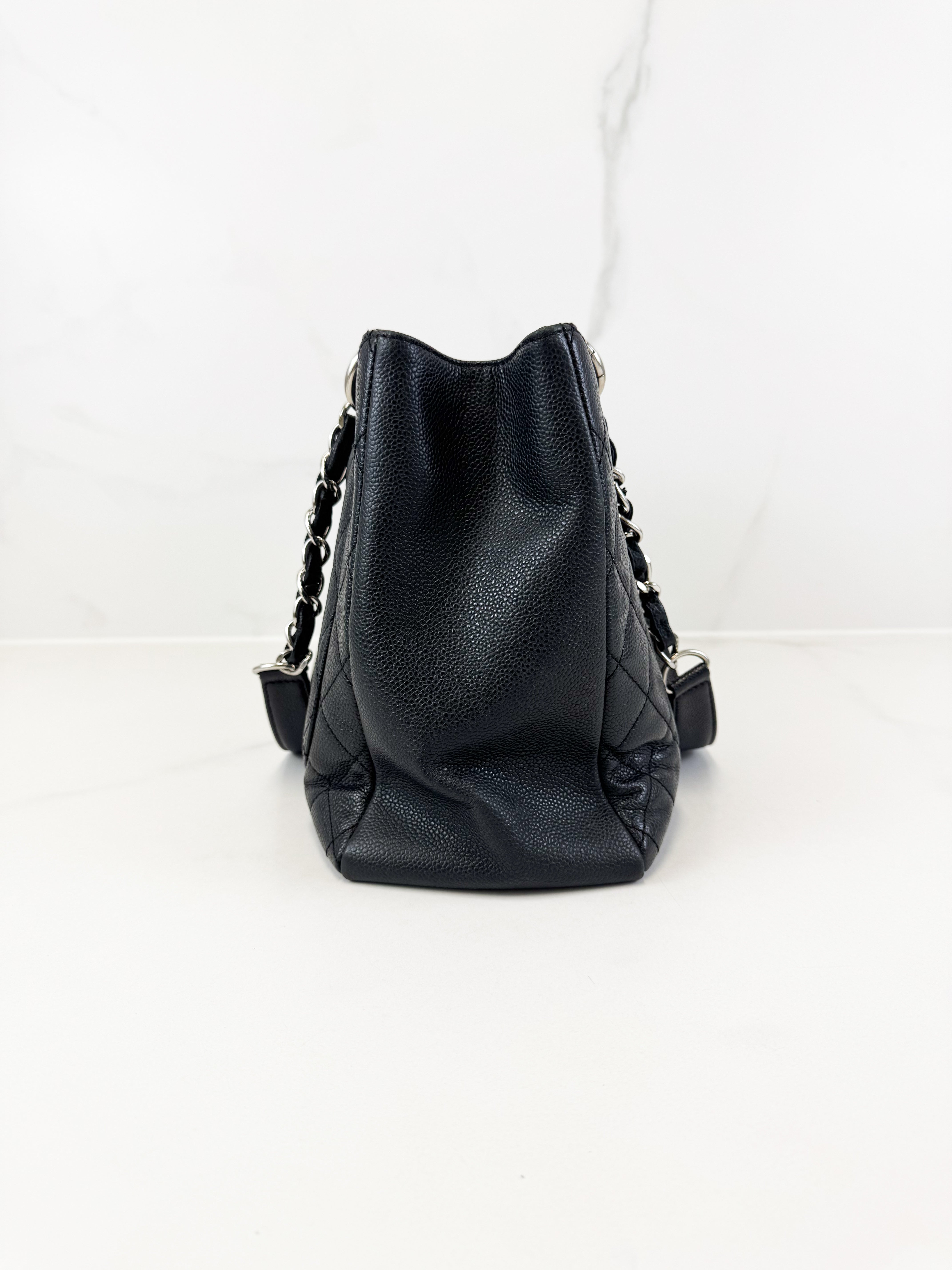 Chanel CC Black Caviar GST Tote
