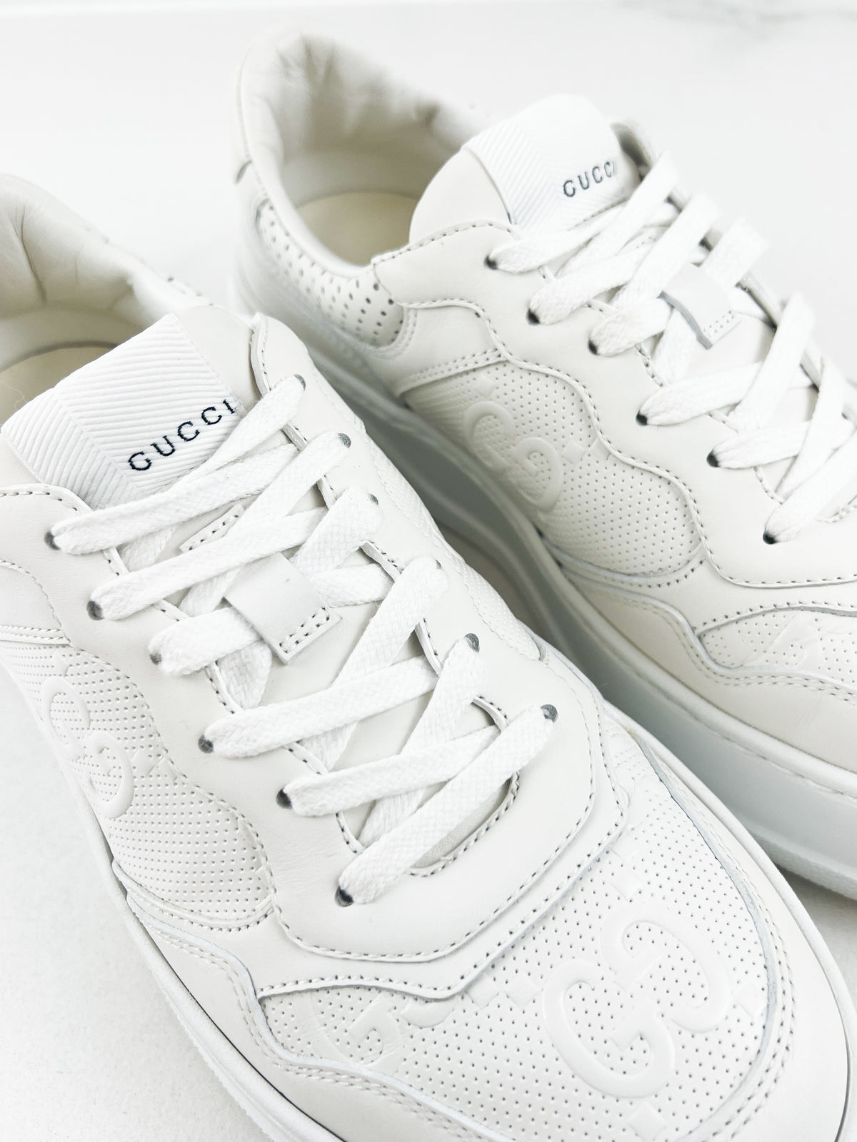 Gucci GG Embossed Sneaker Size 39