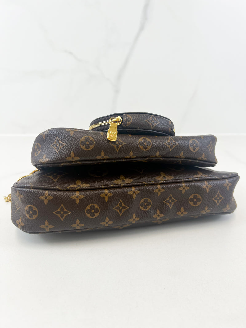 Louis Vuitton Multi Pochette Accessories in Rose Clair