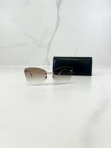 Chanel Irregular GOLD DARK GREY Sunglasses