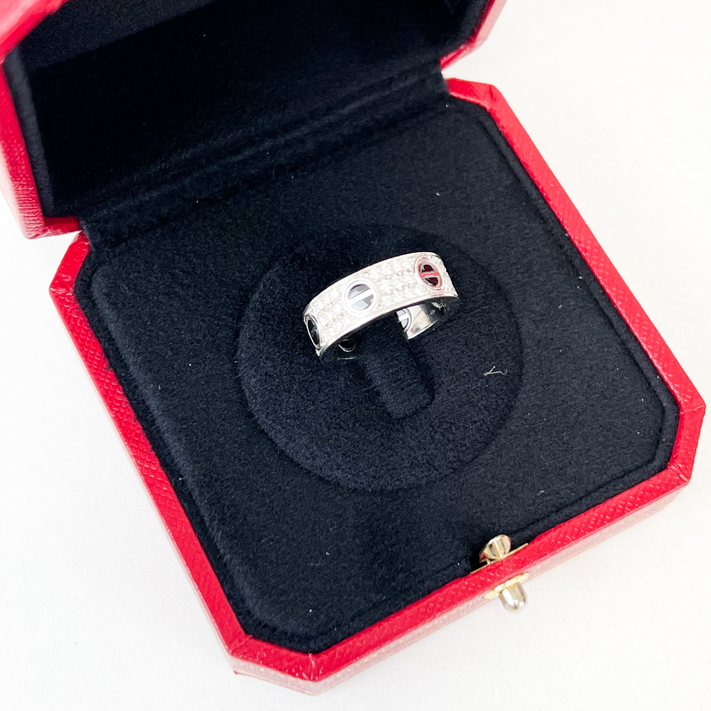 Cartier Love Ring Diamond Paved