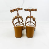 Valentino Rockstud Ankle Strap Sandal 65mm Size 38