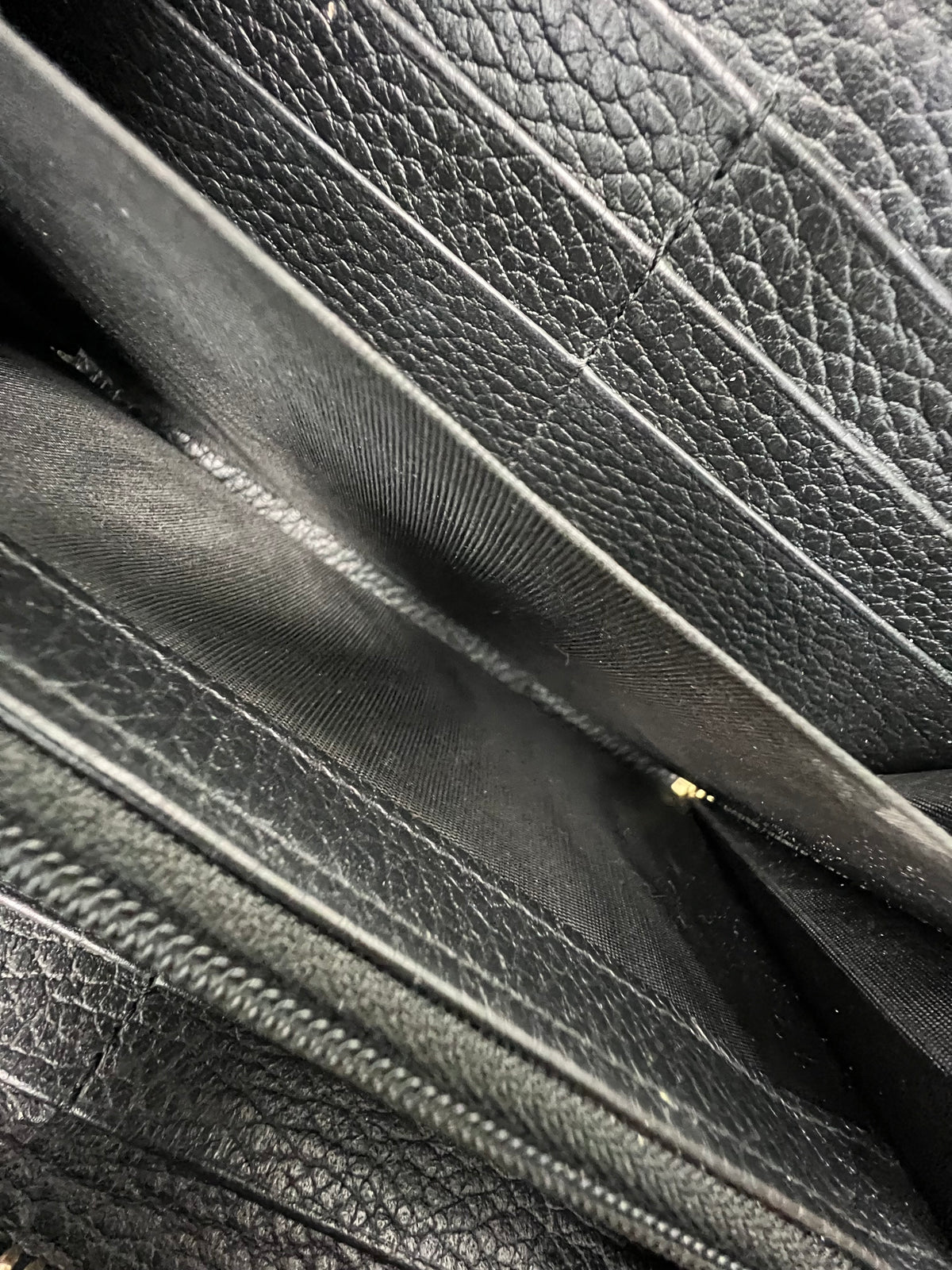 Gucci Long Marmont Zip Around Wallet