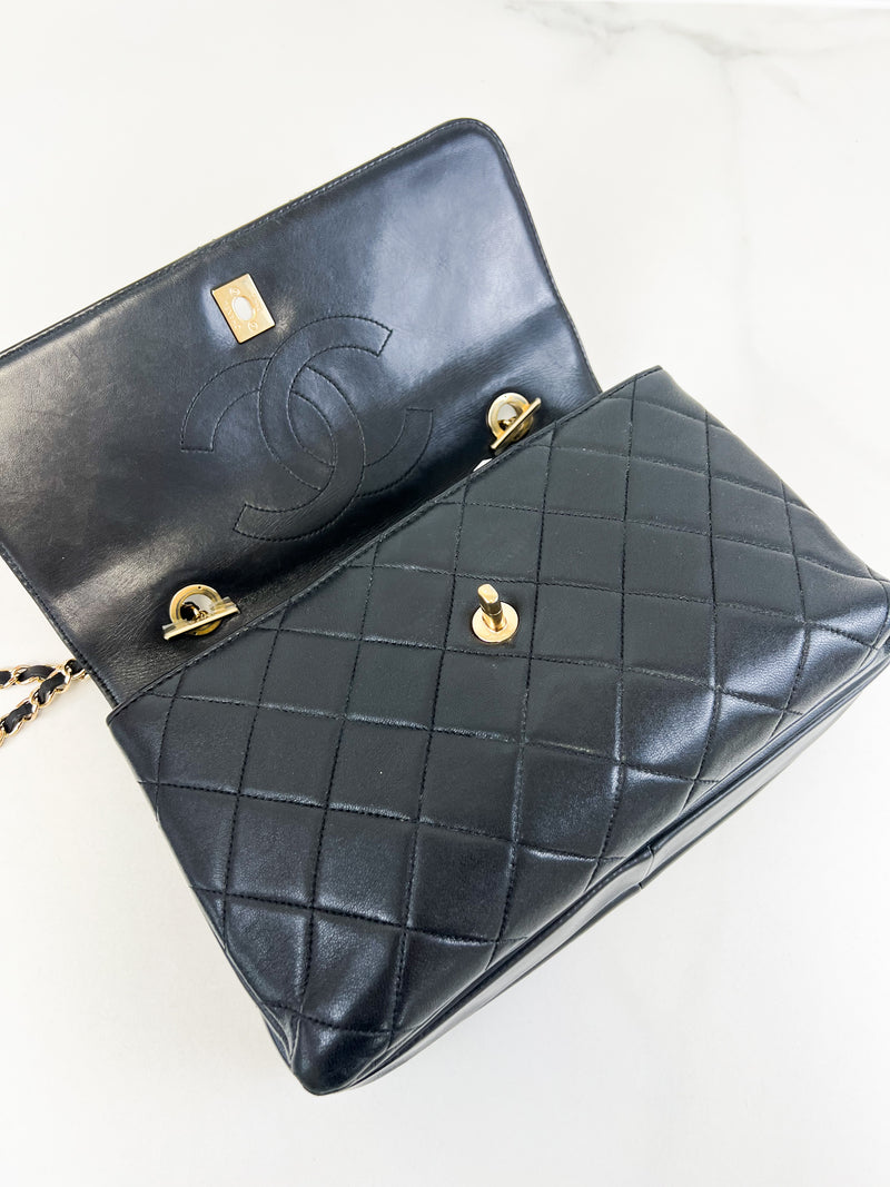 Chanel Black Medium Calfskin Trendy GHW
