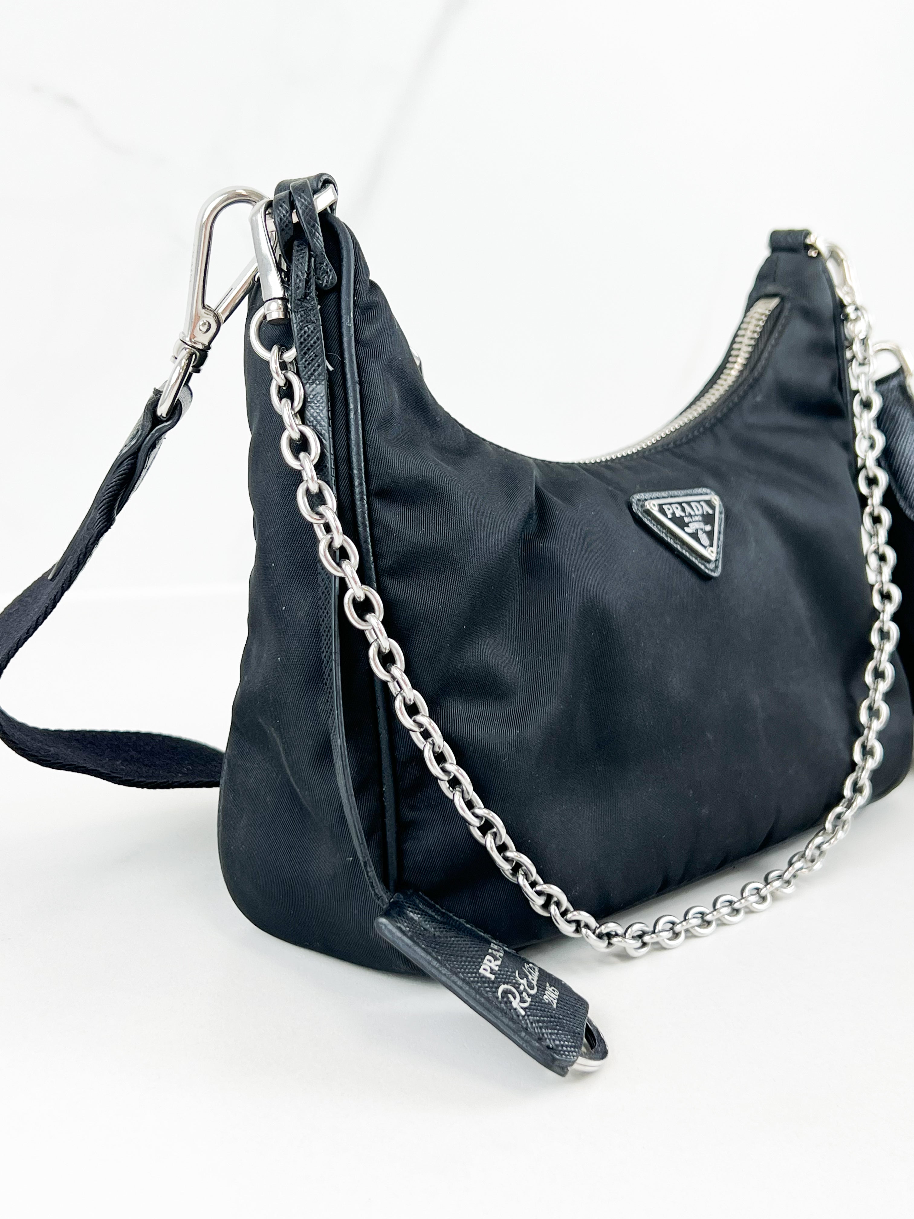 Prada Nylon Re-Edition 2005 in Black