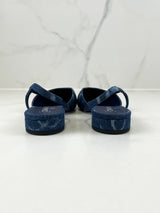 Chanel Denim Slingback Size 41