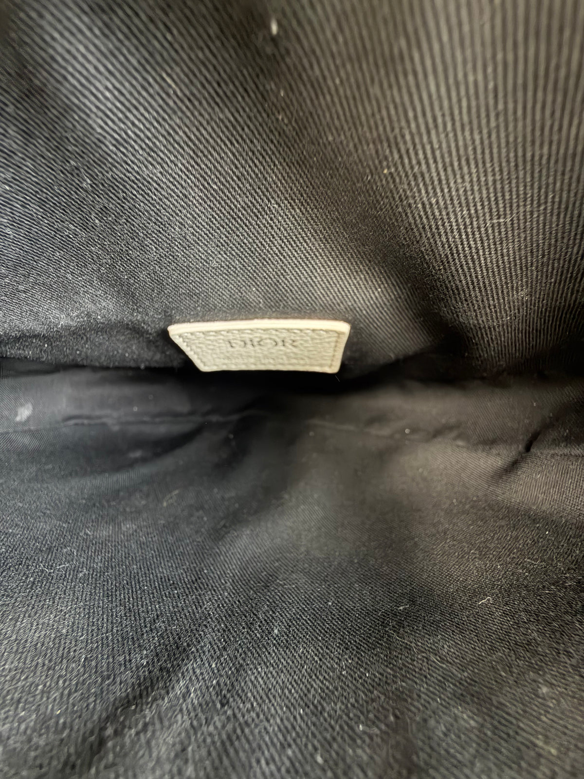 Christian Dior Unisex Saddle Bag in Oblique Canvas Latte & Gray