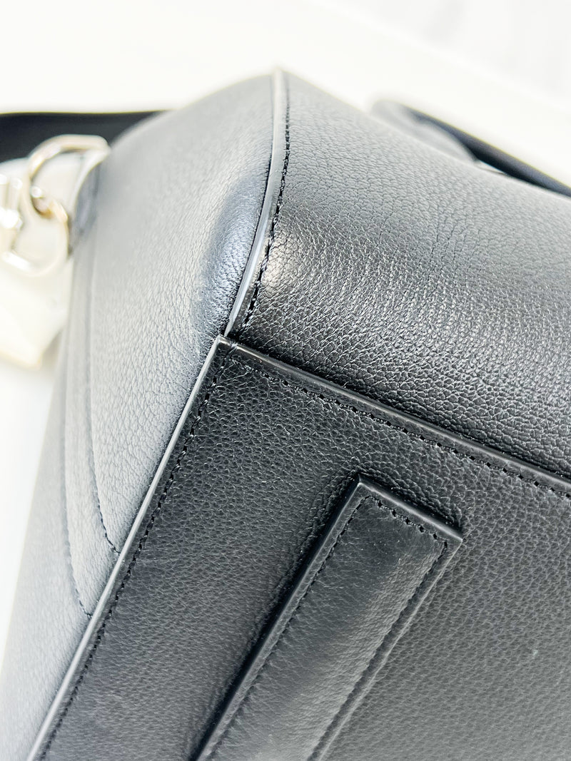 Givenchy Small Black Grained Antigona
