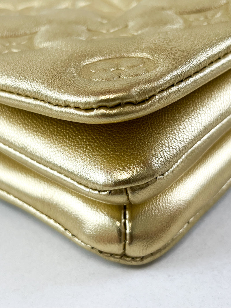 Louis Vuitton Gold Pochette Coussin