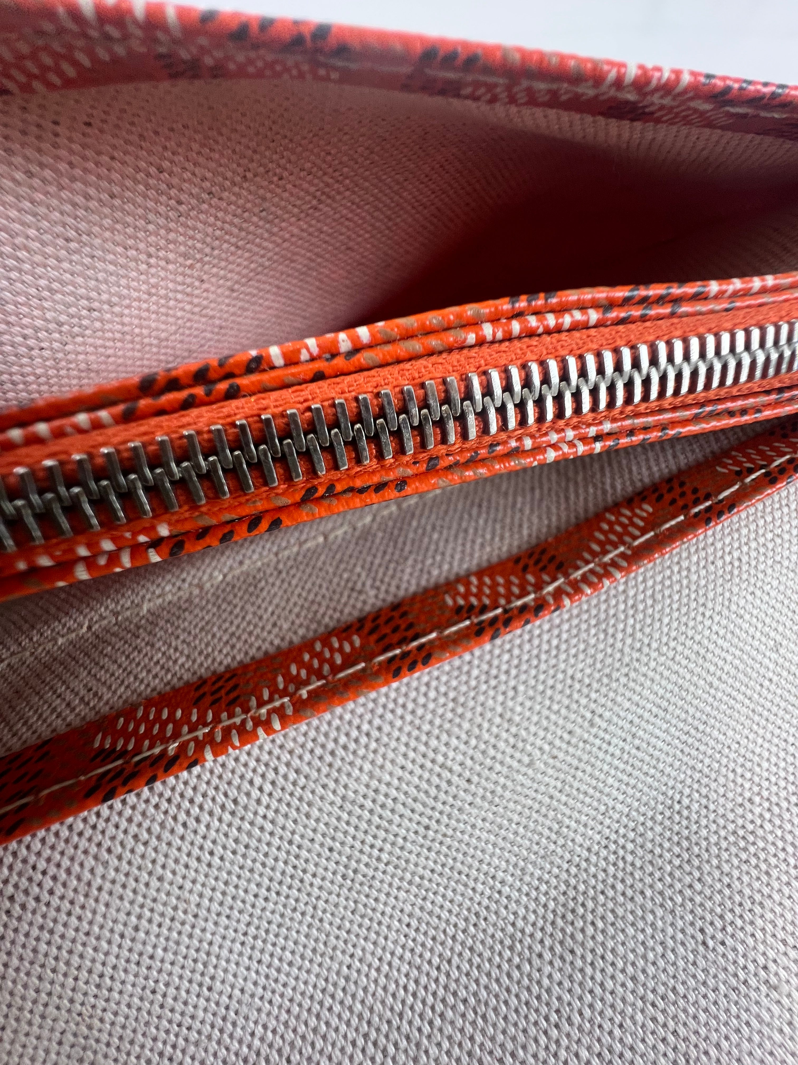 Goyard Plumet Orange Mini Crossbody Bag