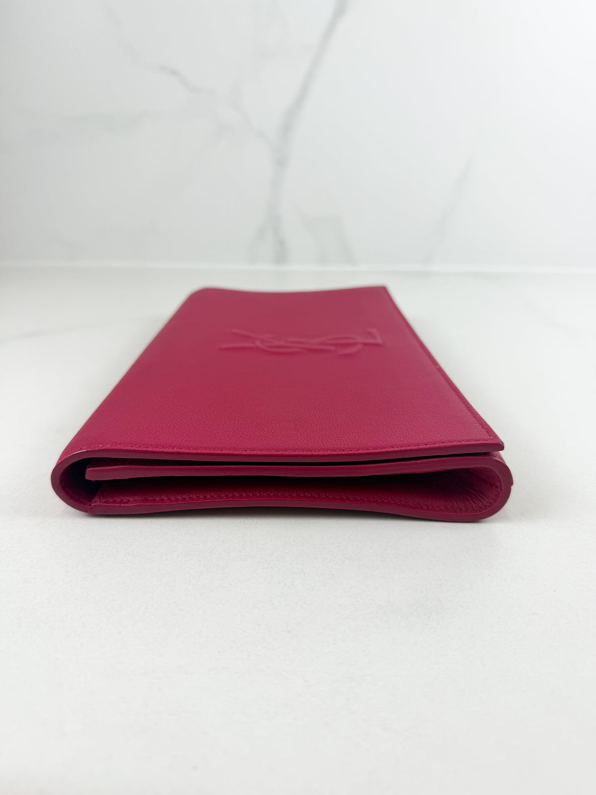 Saint Laurent Hot Pink Belle De Jour Clutch