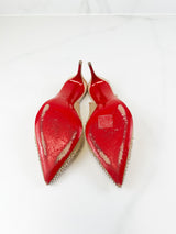 Christian Louboutin Follies Slingback 70mm Size 38