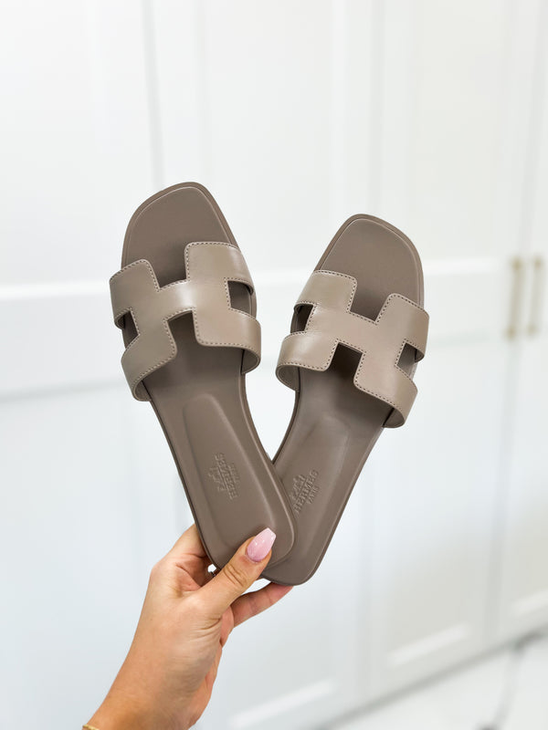 Hermes Oran Sandals Size 38.5