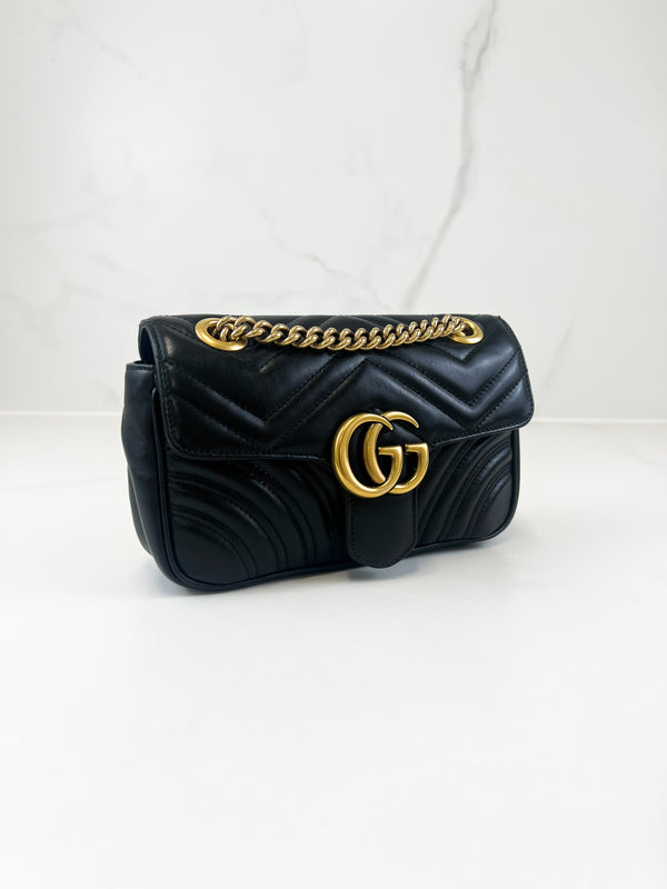 Gucci Marmont Mini Matelassé Shoulder Bag