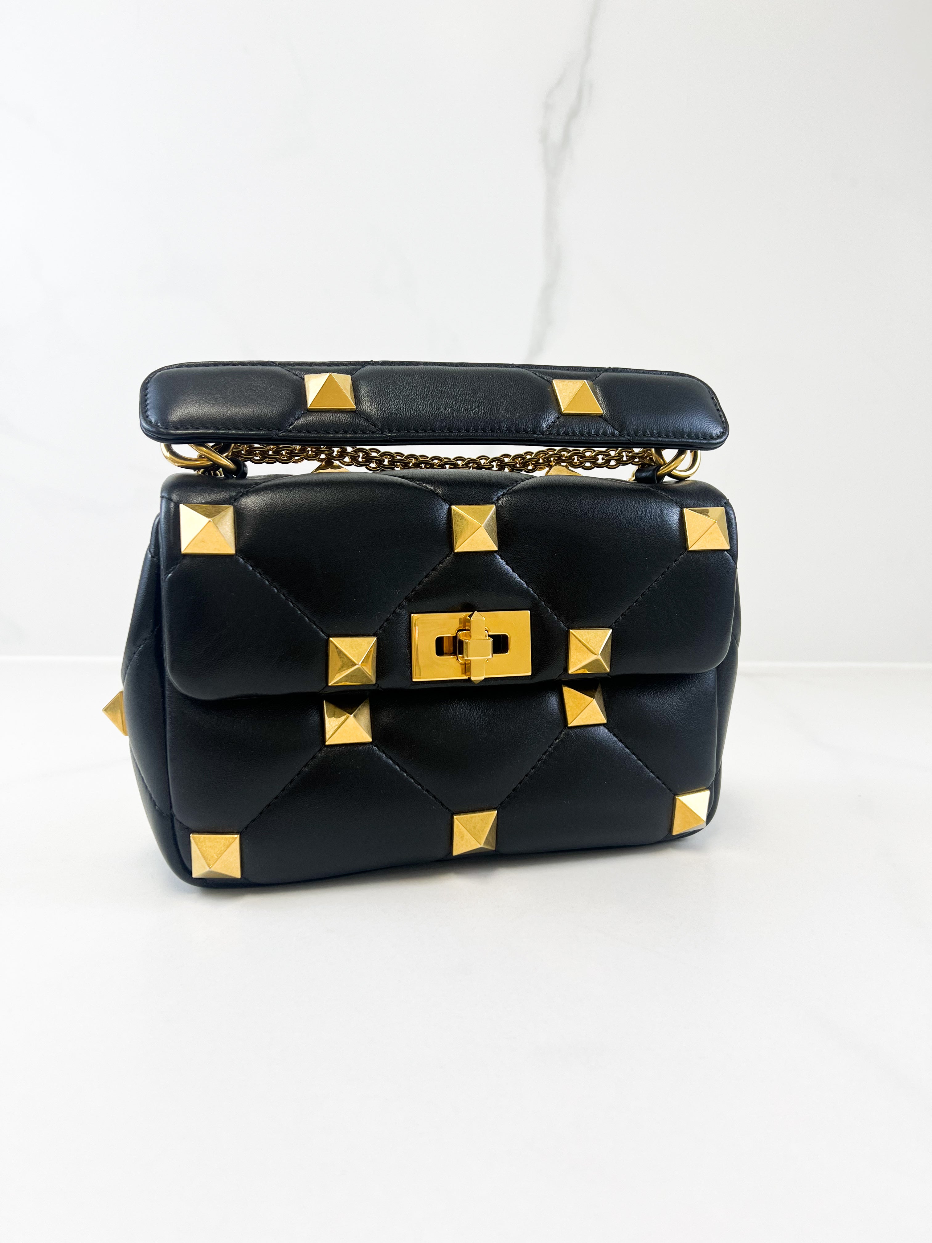 Valentino Roman Stud Shoulder Bag