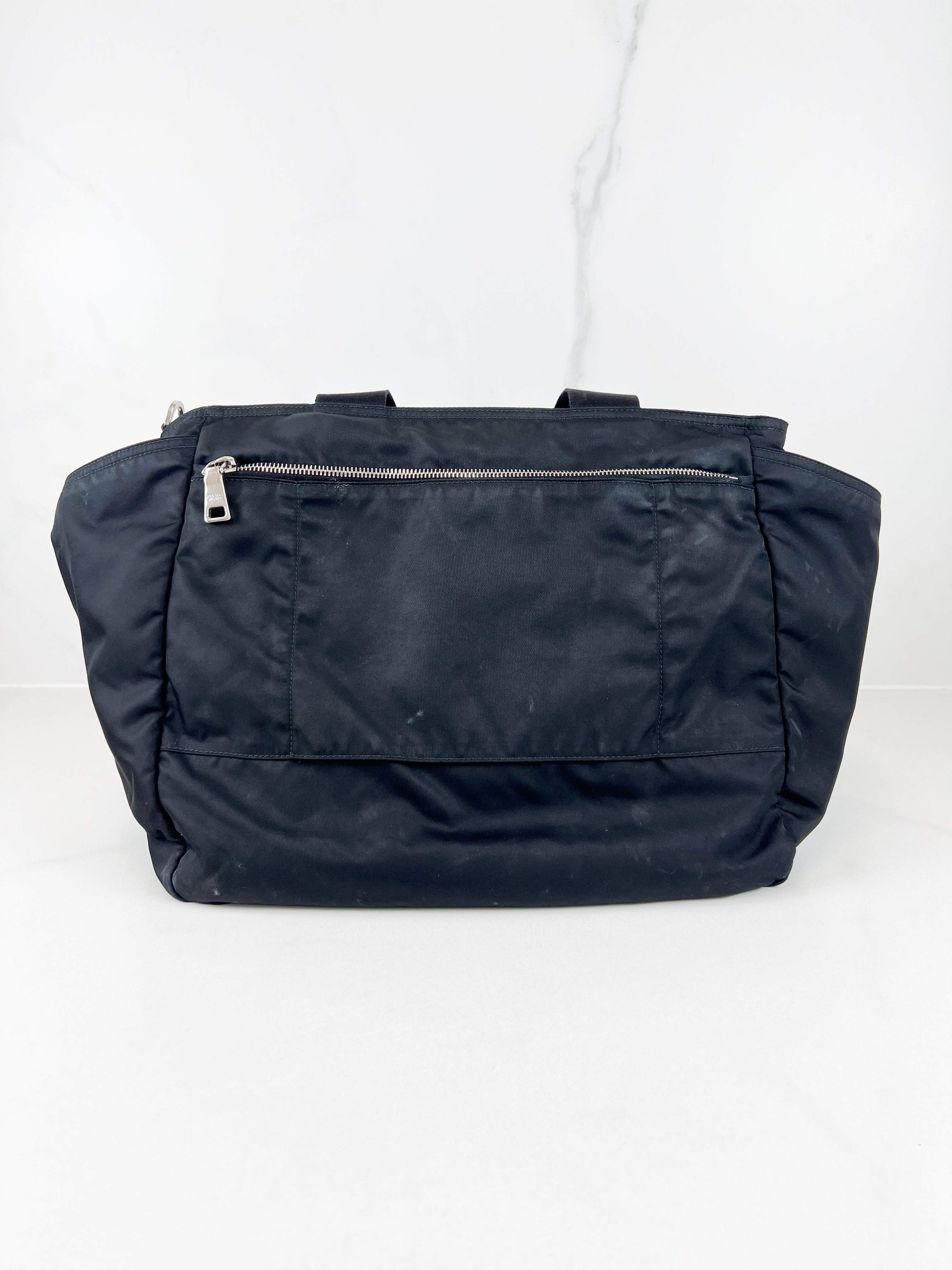 Prada Black Re-Nylon Baby Bag