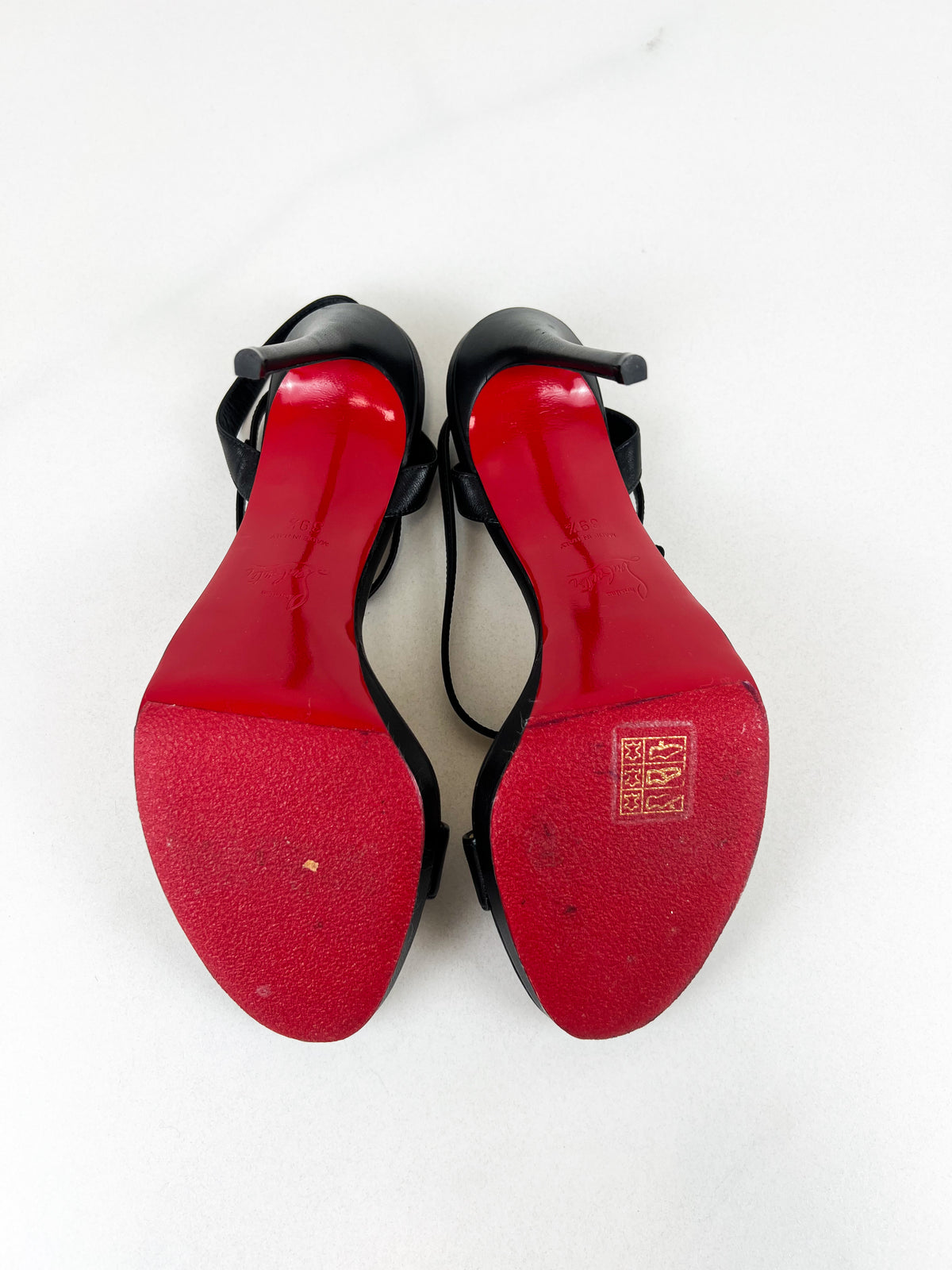 Christian Louboutin Loubigirl 100 Nappa Sandal Size 39.5