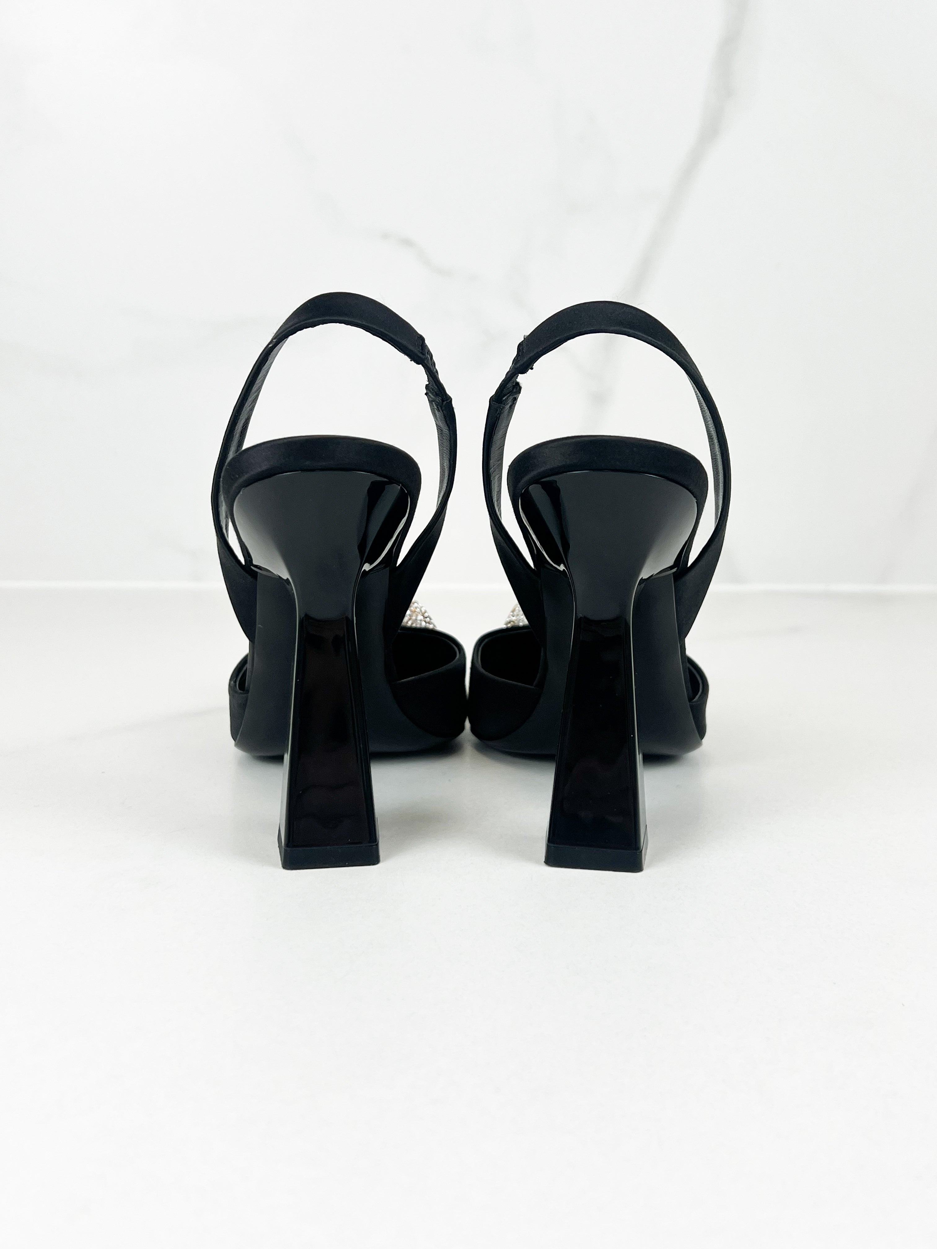 Versace Medusa Slingback Heels