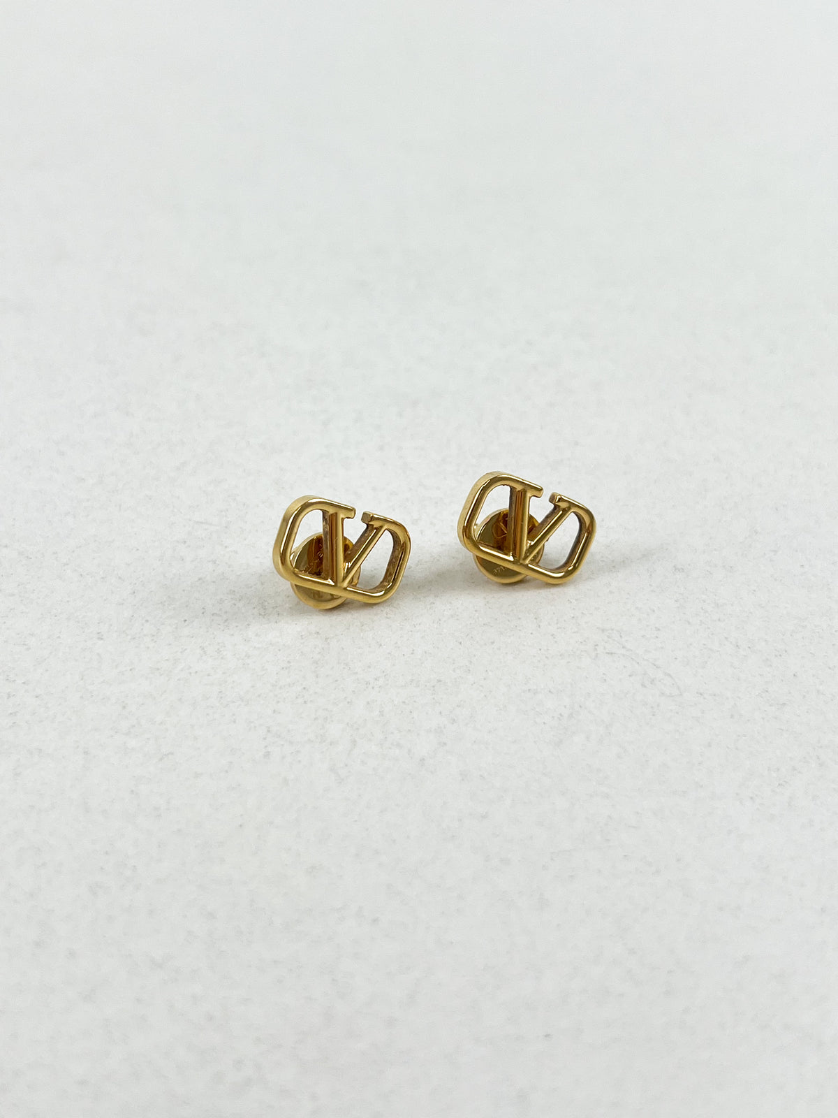 Valentino V-Logo Signature Metal Earrings