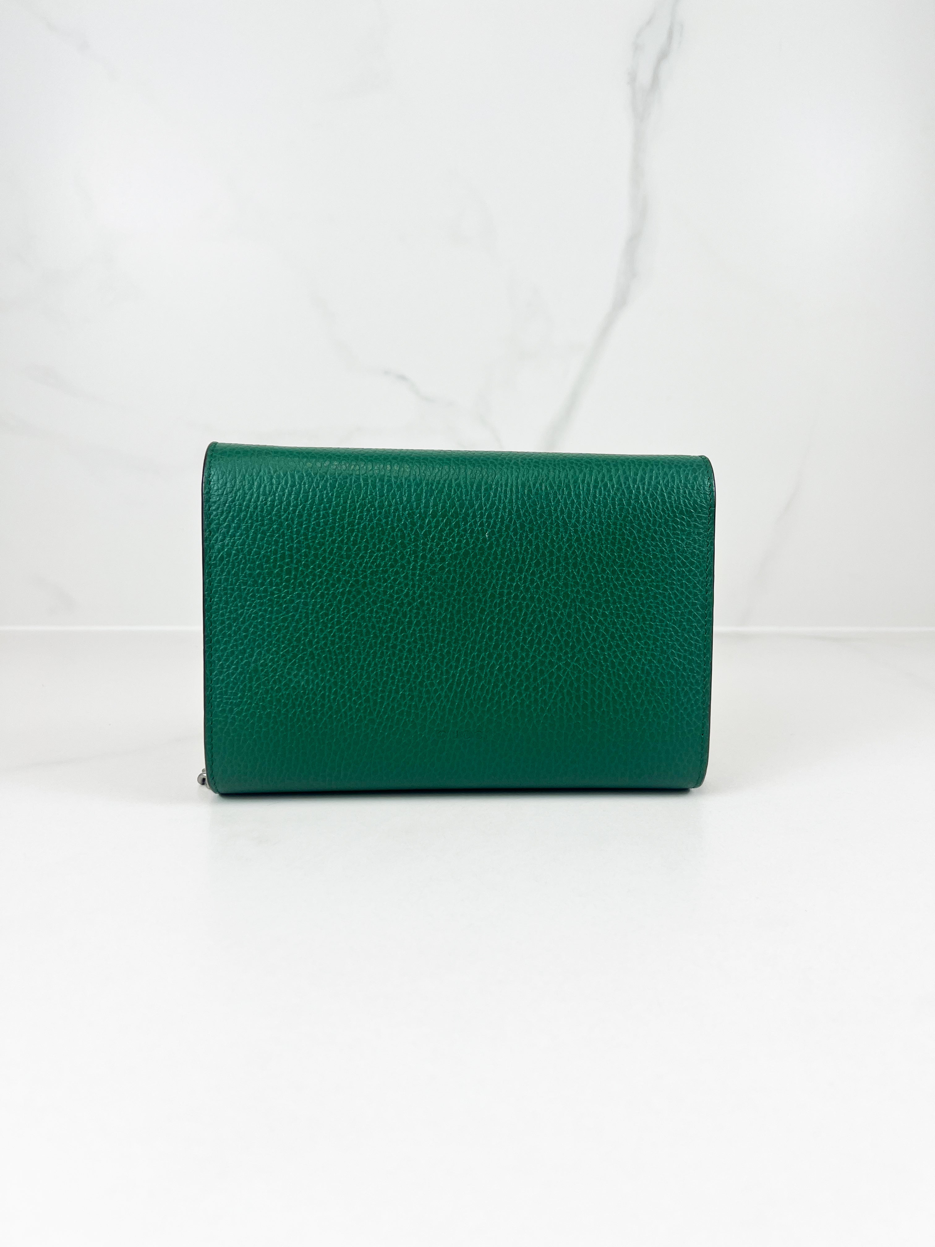 Gucci Green Dionysus Chain Wallet