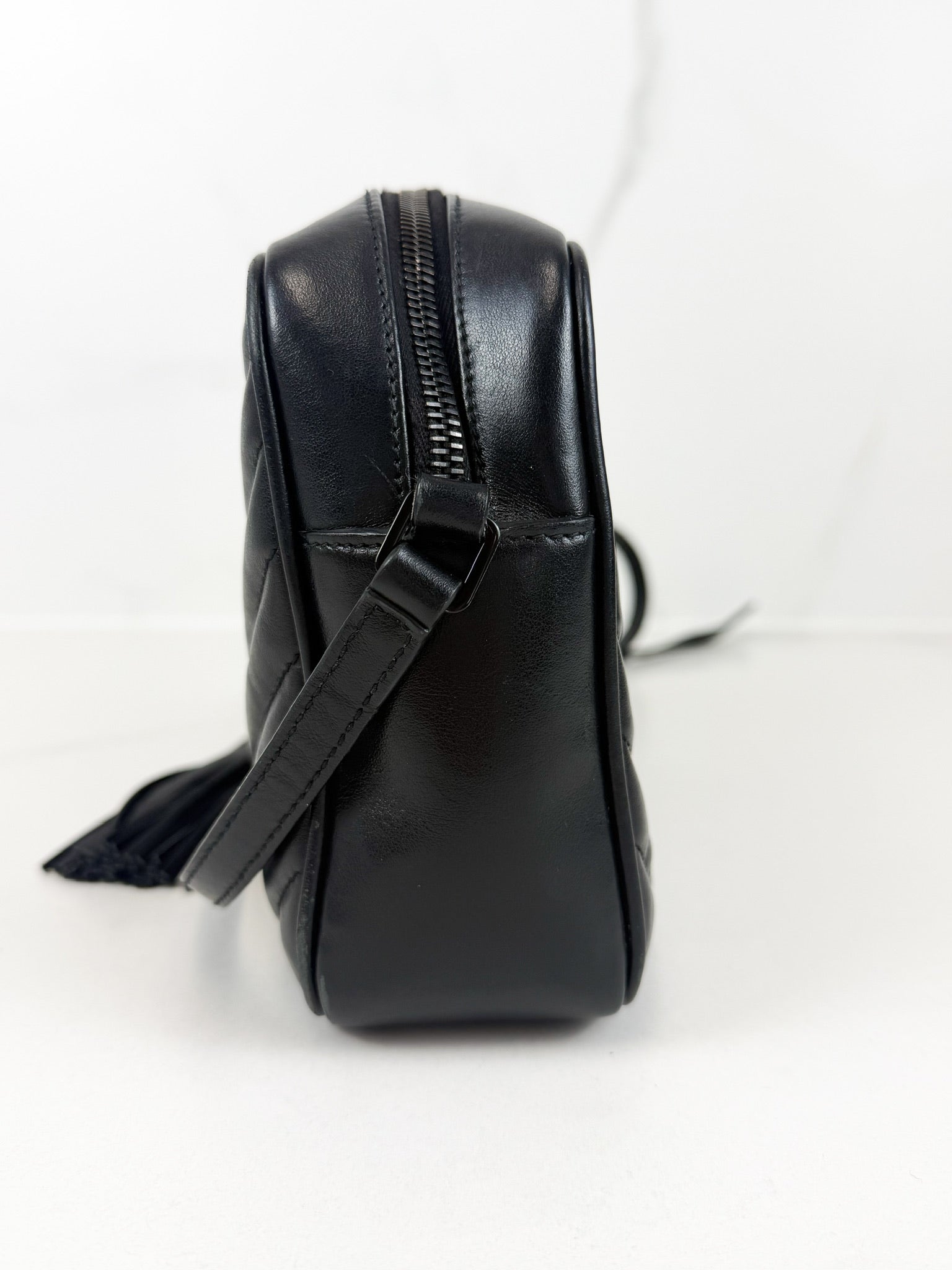 Saint Laurent Black Lou Camera Bag