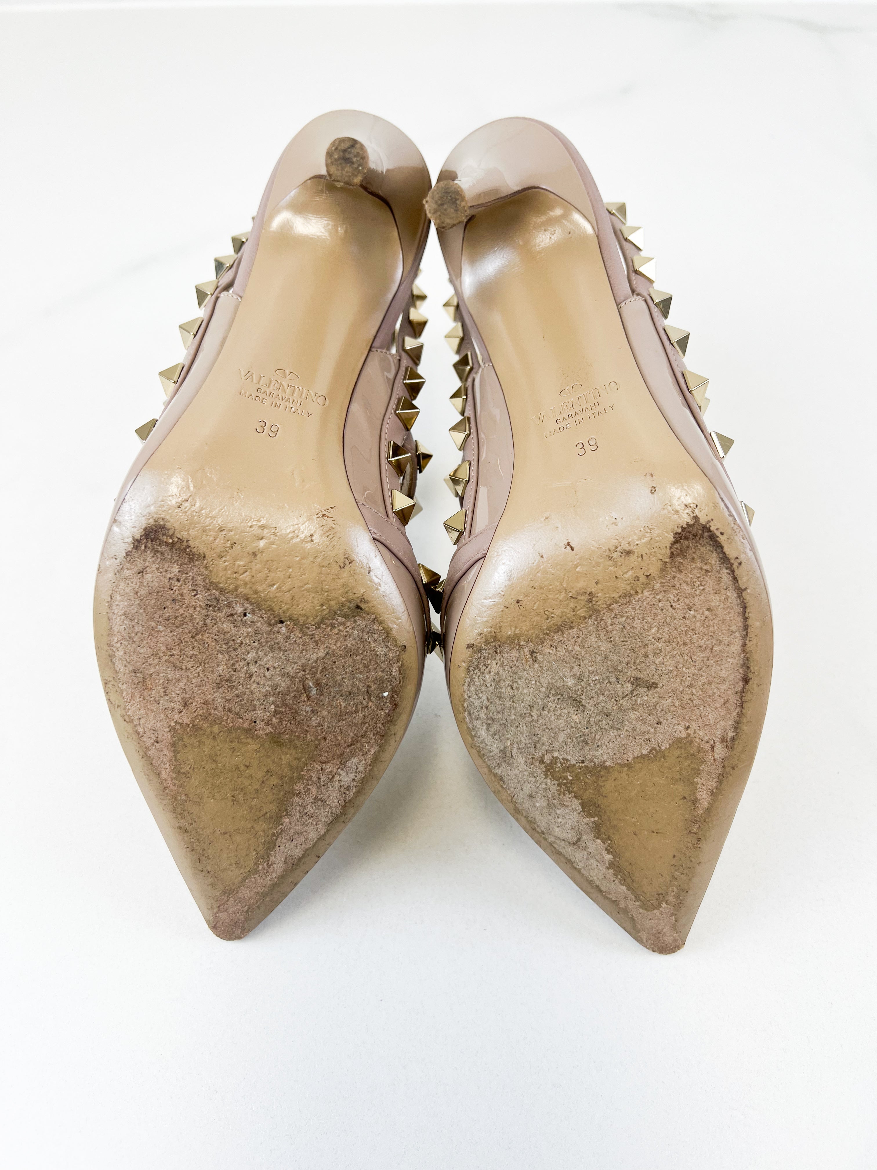 Valentino Caged Rockstud Pumps Size 39