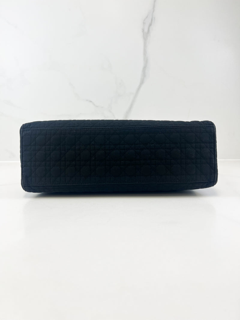 Christian Dior Black Lady Dior GHW