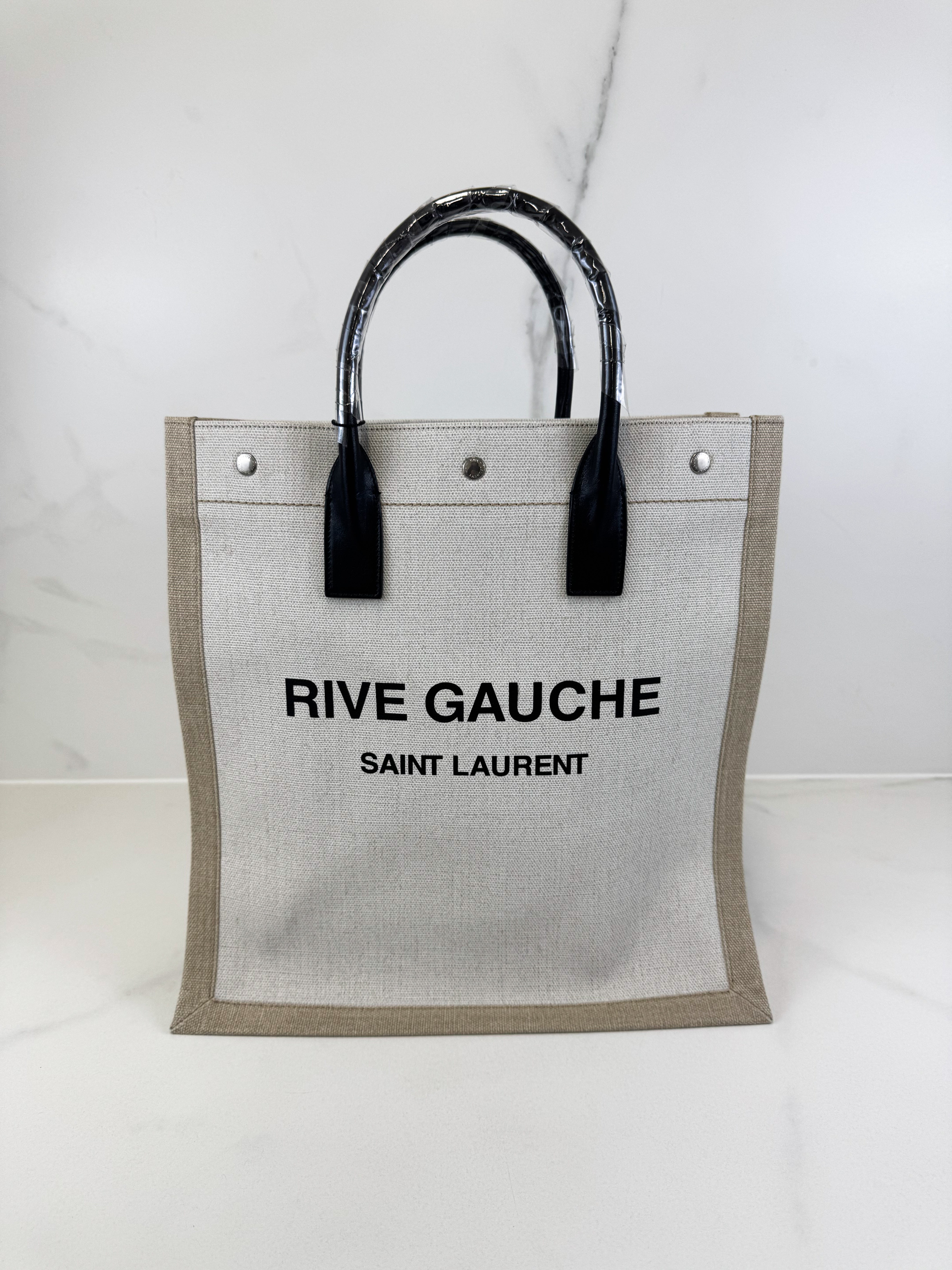Saint Laurent Rive Gauche Tote in Canvas