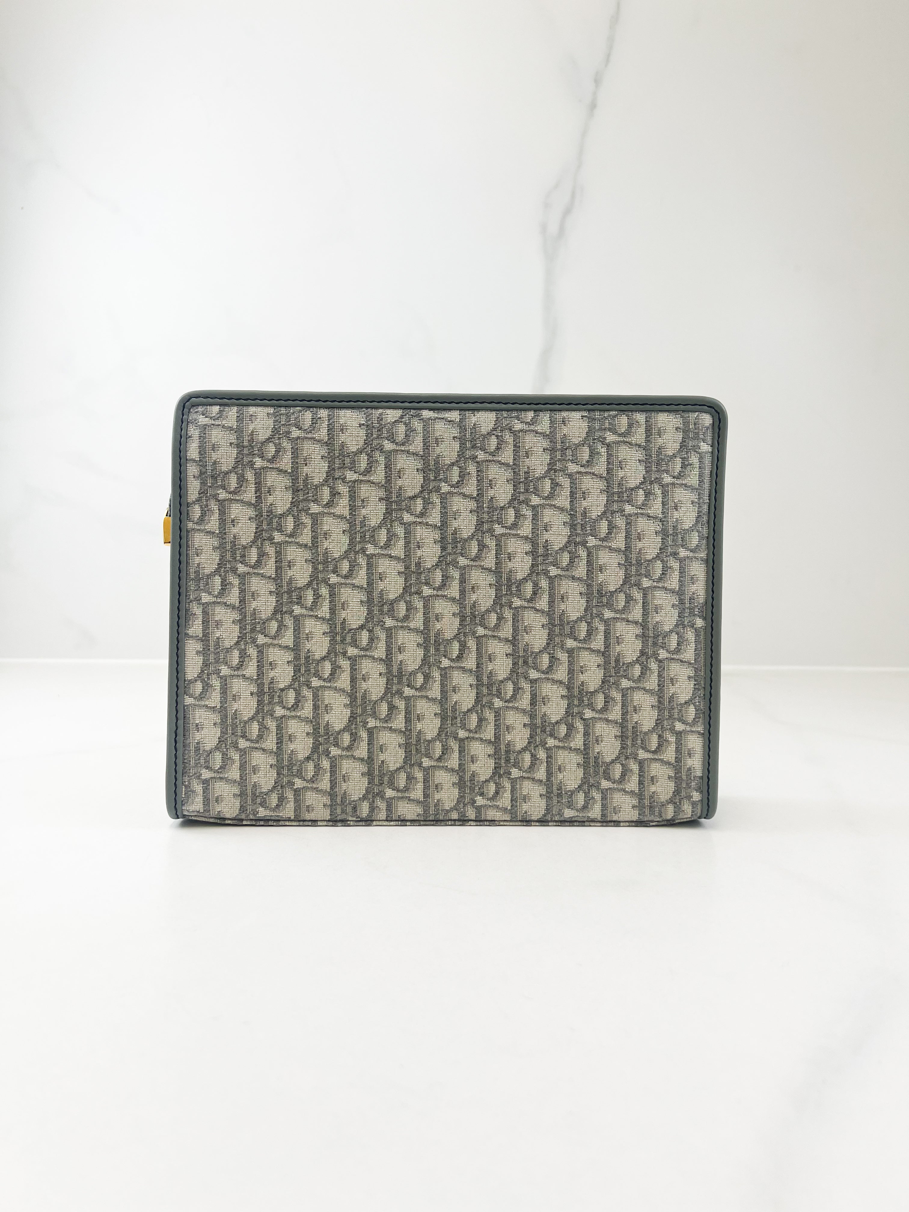Christian Dior Embroidered Oblique Pouch