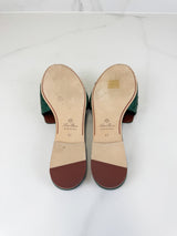 Loro Piana Forrest Green Summer Charms Sandal Size 40