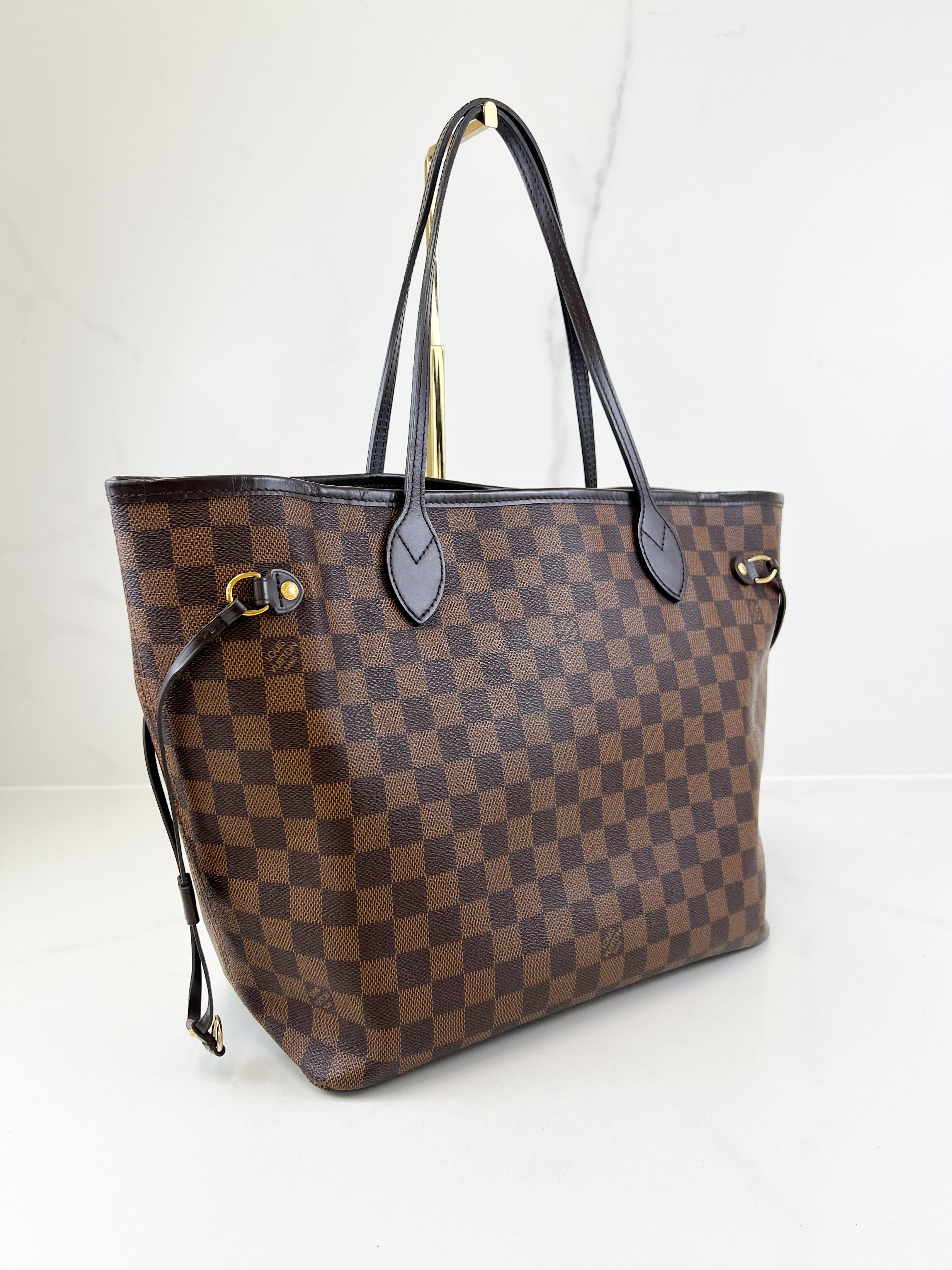 Louis Vuitton Damier Ebene Neverfull MM with Pouch
