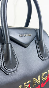 Givenchy Antigona Smooth Leather Small Black Shoulder Bag