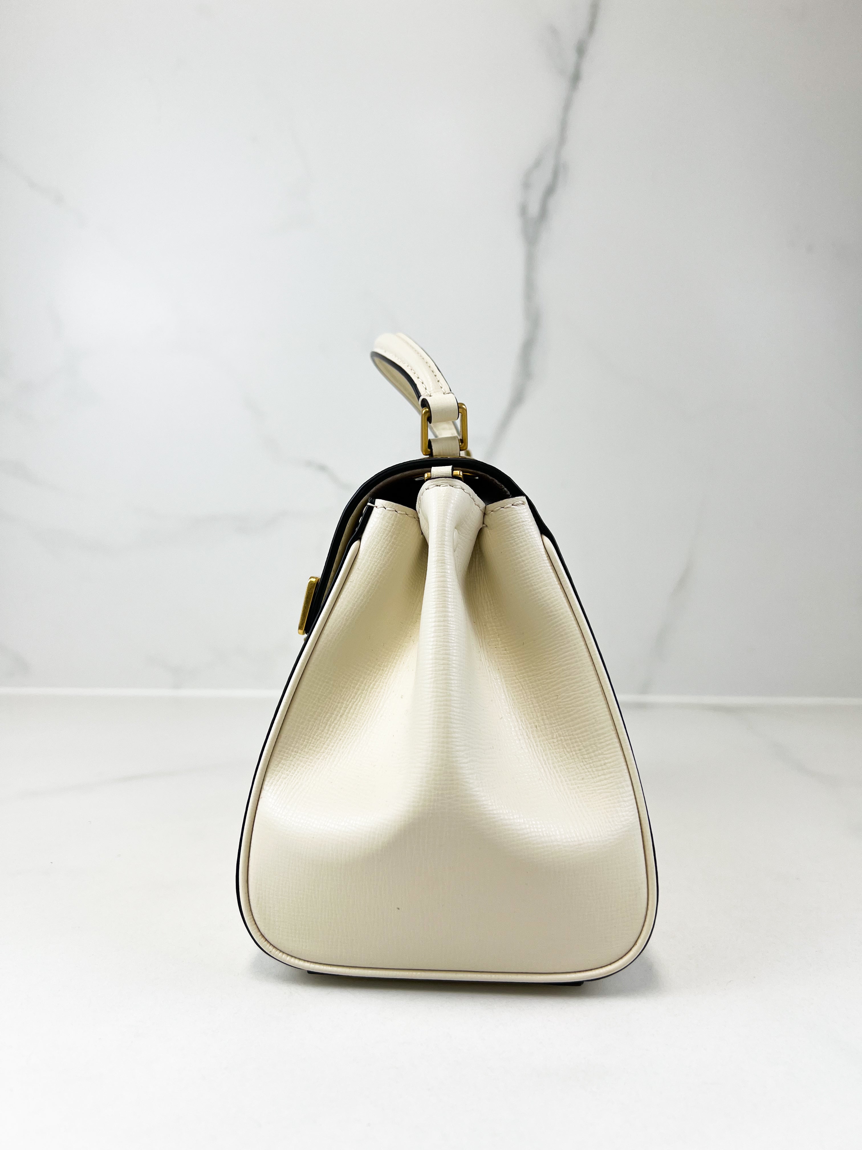 Valentino Alcove Leather Shoulder Bag