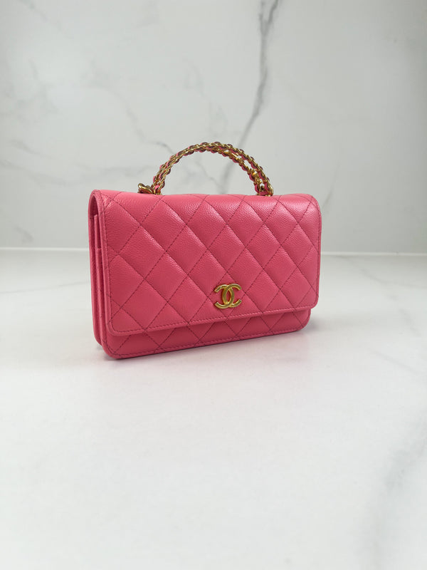 Chanel 22S Pink Caviar WOC