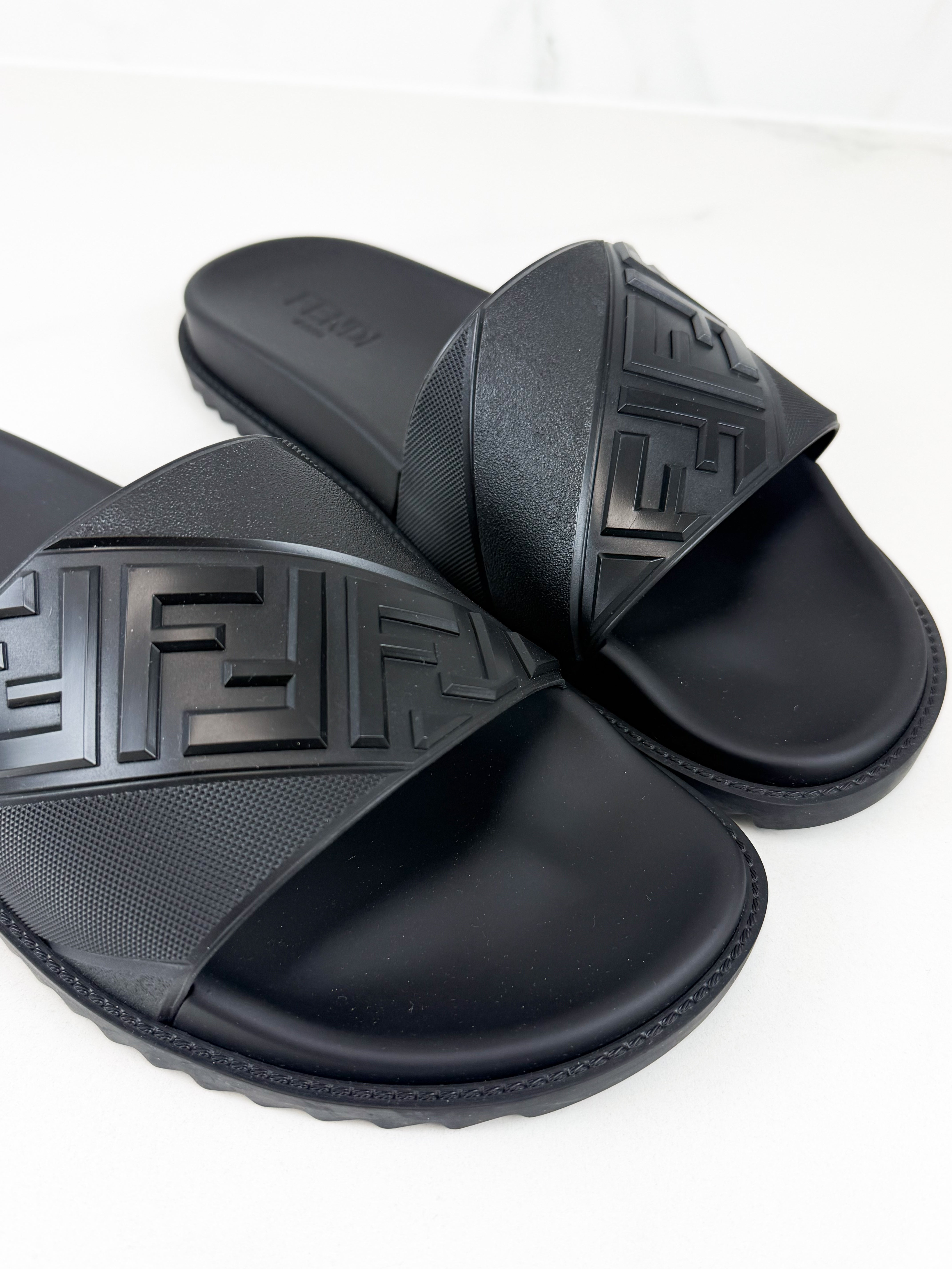 Fendi Men's Pool Slides Size 11