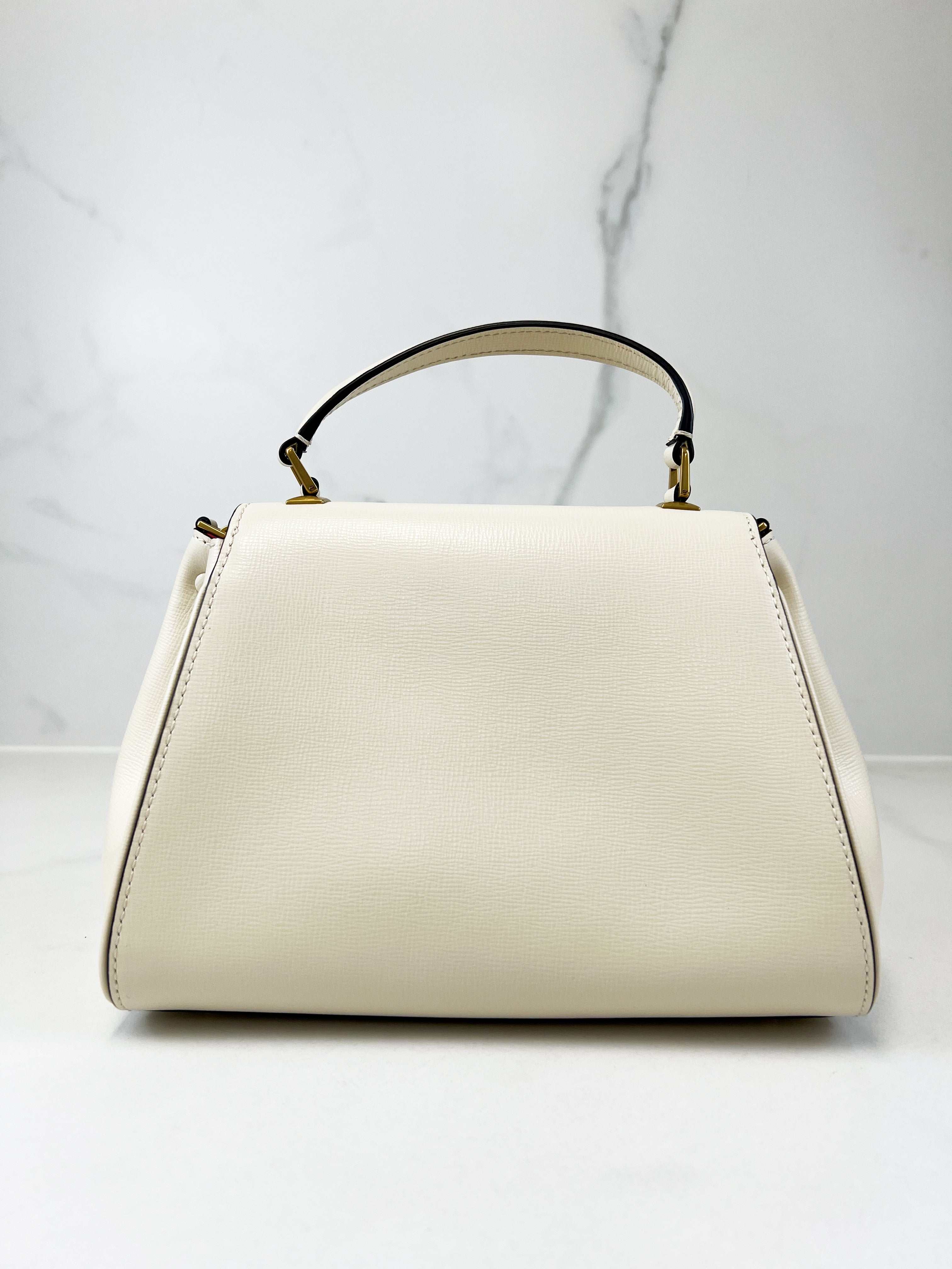 Valentino Alcove Leather Shoulder Bag