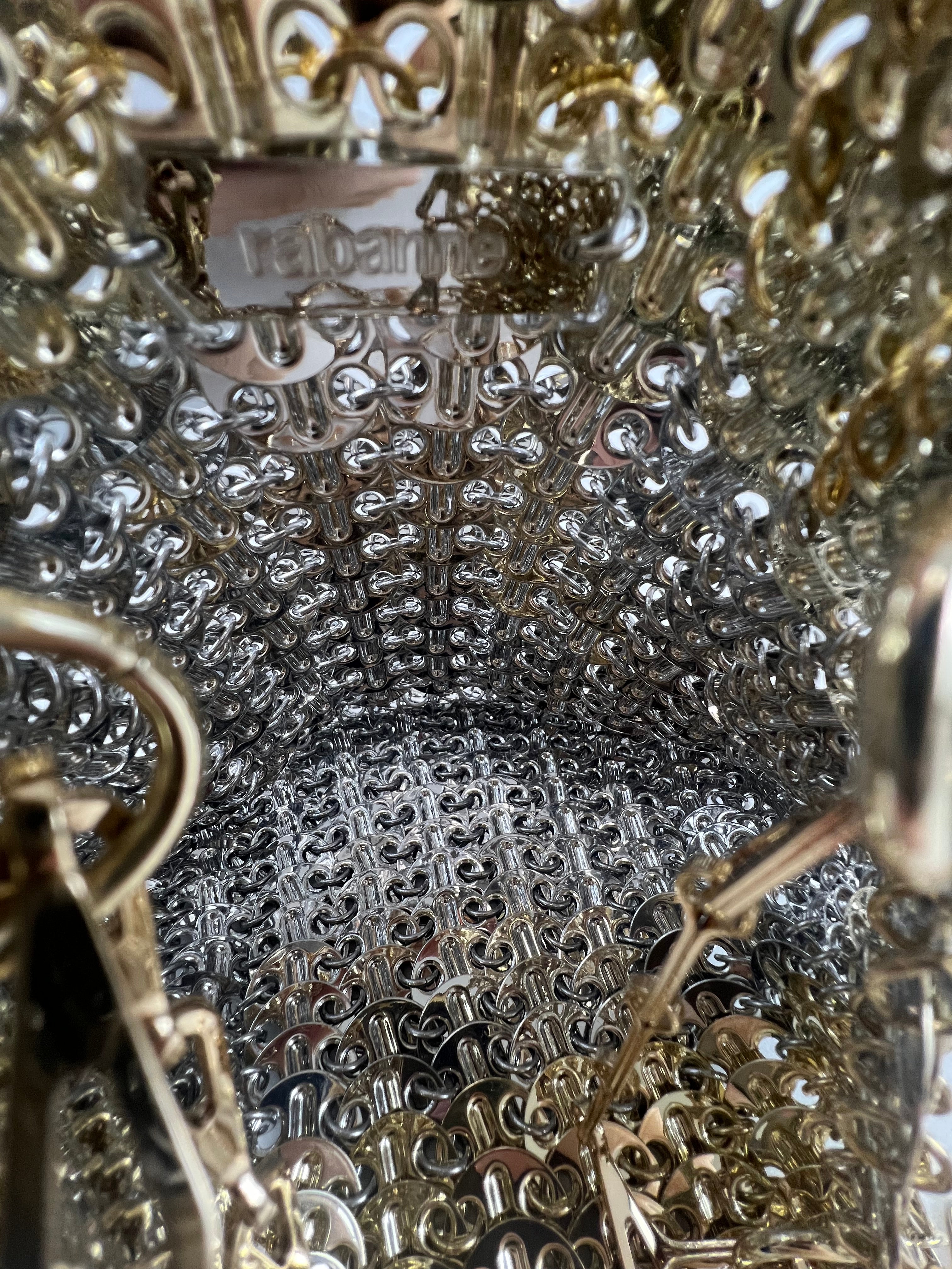 Rabanne 1969 Moon Chainmail Shoulder Bag