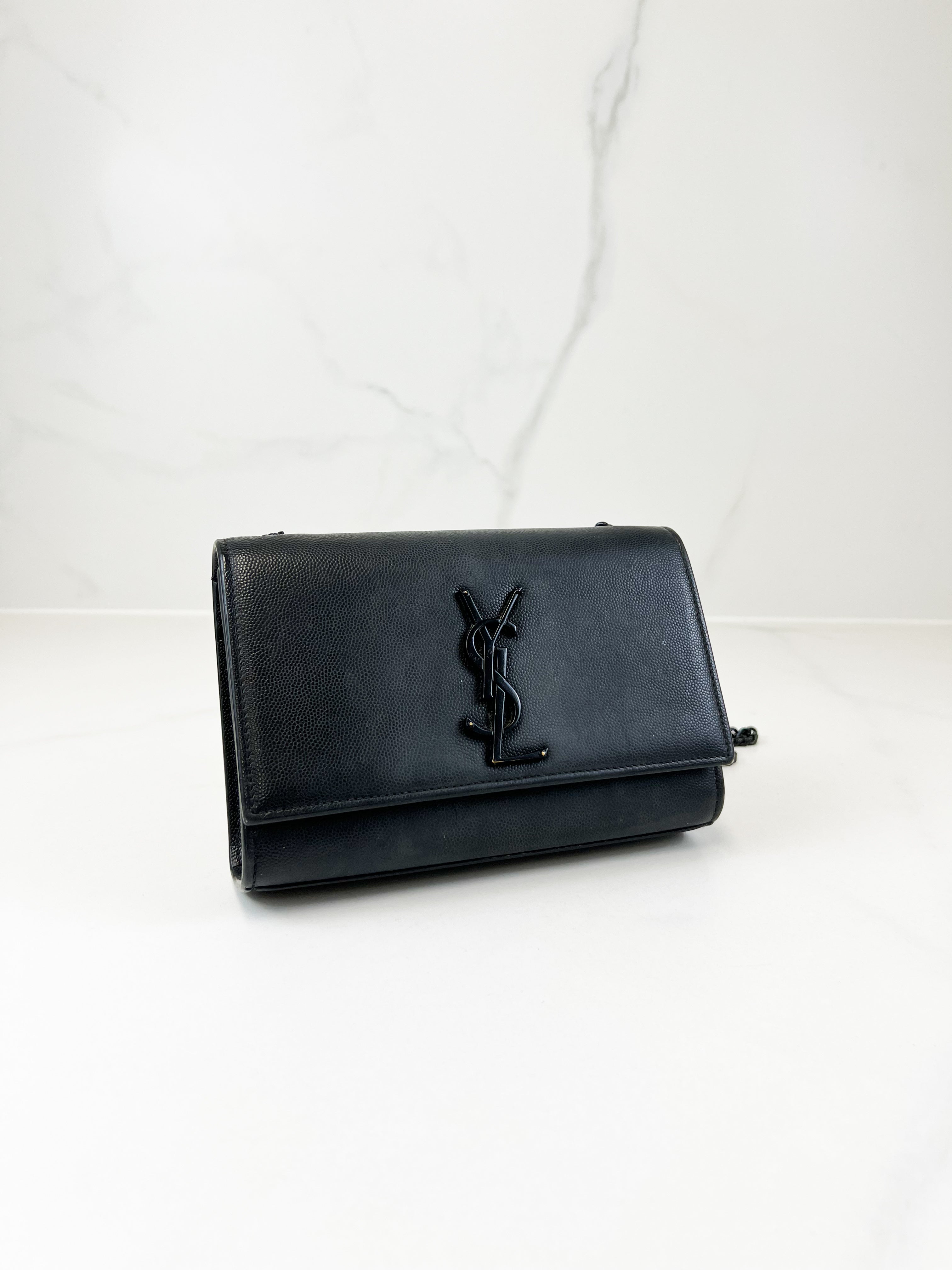 Saint Laurent Kate Small Leather Chain Bag