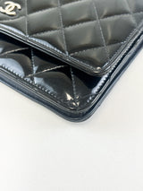 Chanel Patent Black CC WOC with SHW