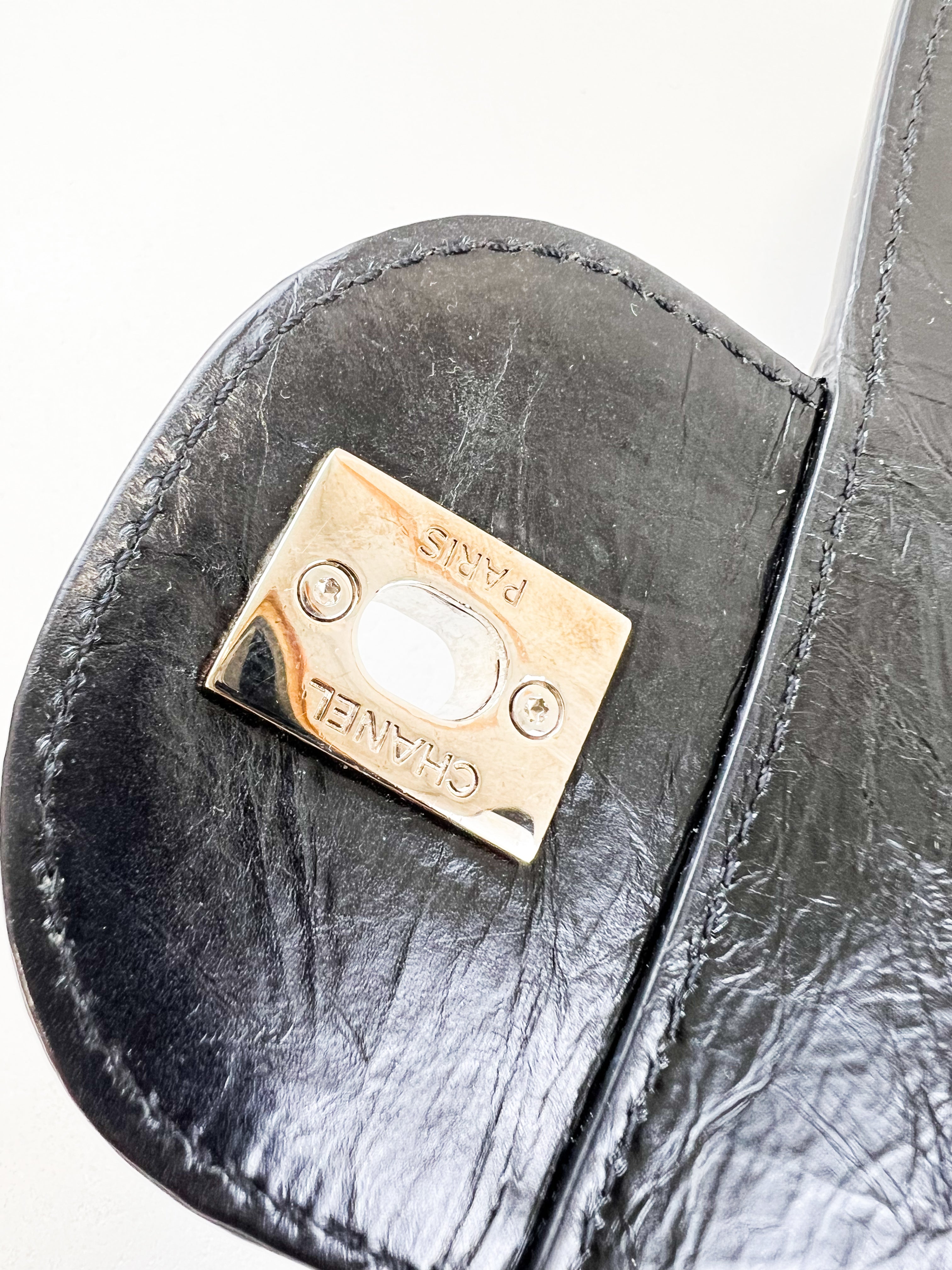 Chanel Transparent Shoulder Bag PVC/Leather