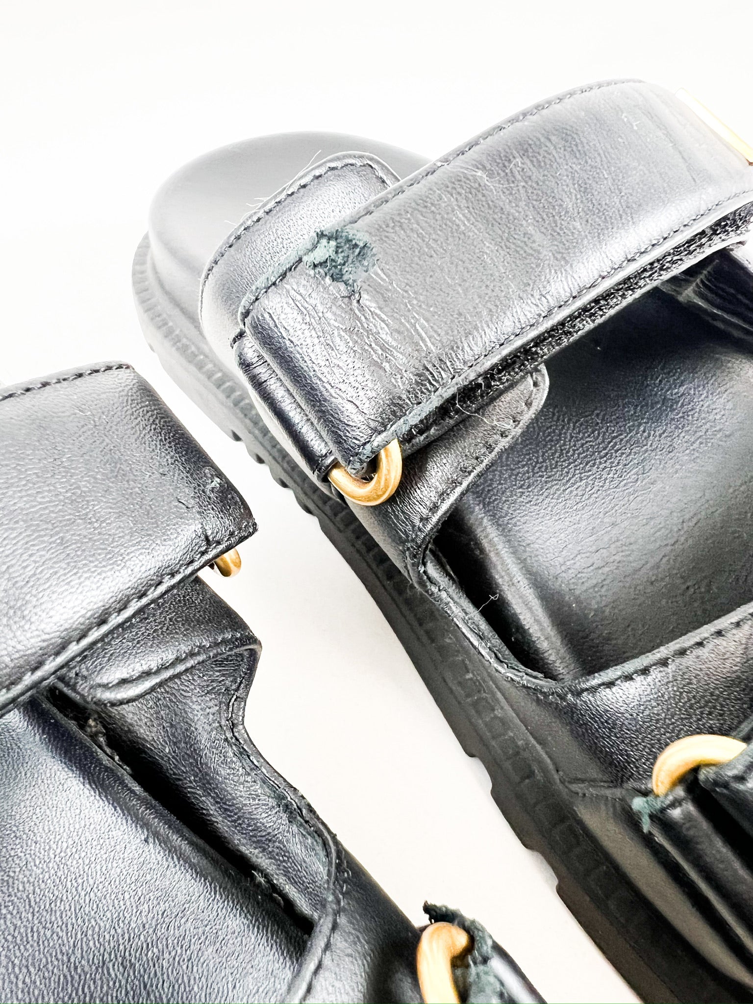 Christian Dior Dioract Slide in Black Size 38.5