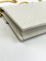 Saint Laurent Bone Cassandre Envelope WOC