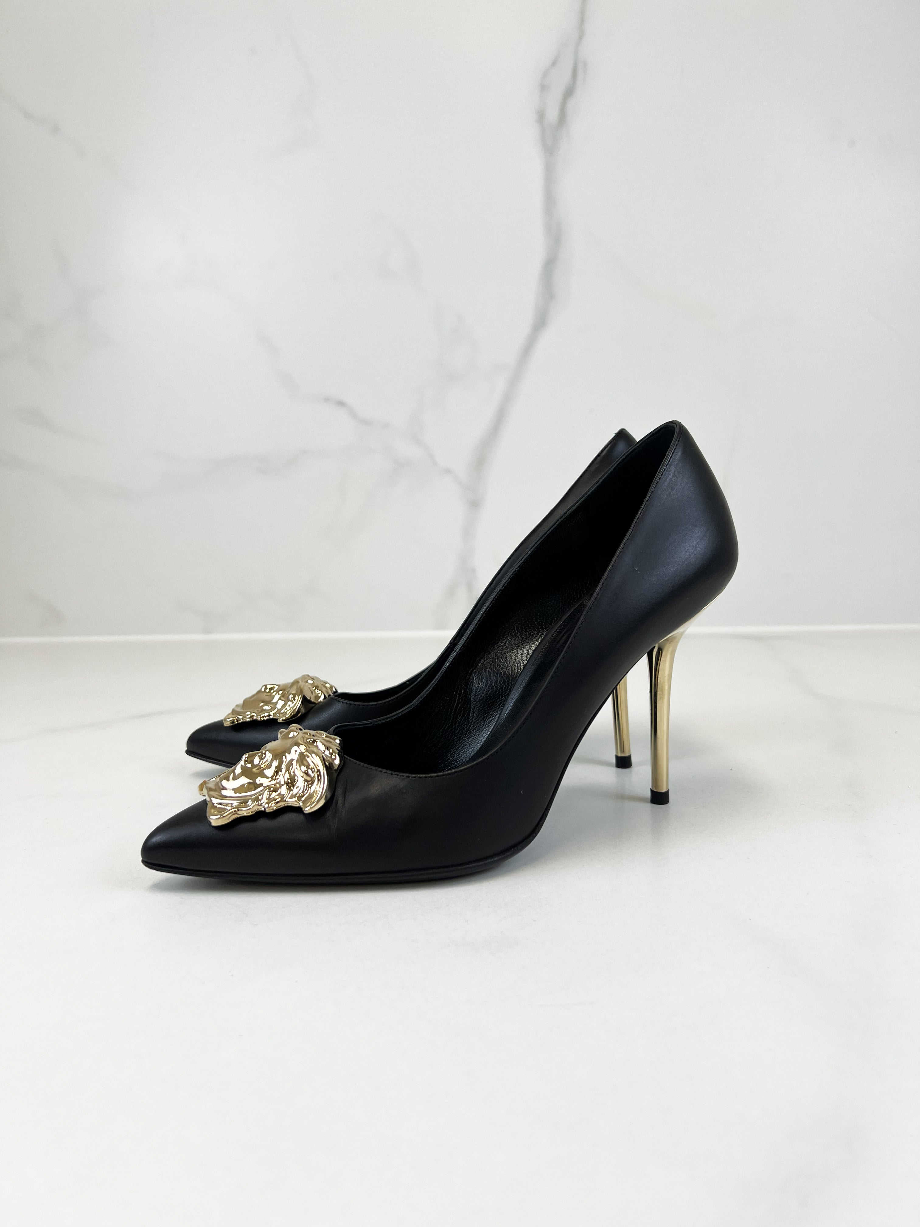Versace Medusa Heels Size 36.5